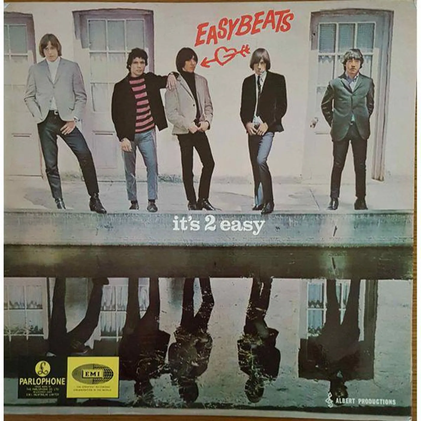 The Easybeats IT'S 2 EASY (RED VINYL) (I) Vinyl Record