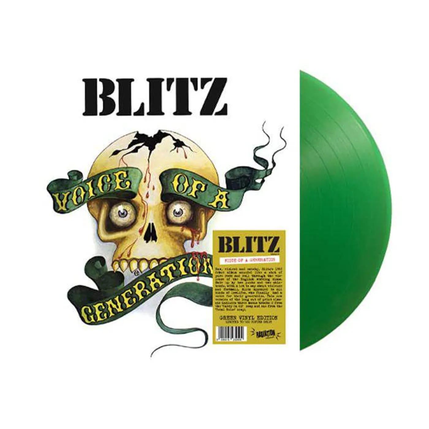 Blitz VOICE OF A GENERATION (GREEN VINYL) Vinyl Record