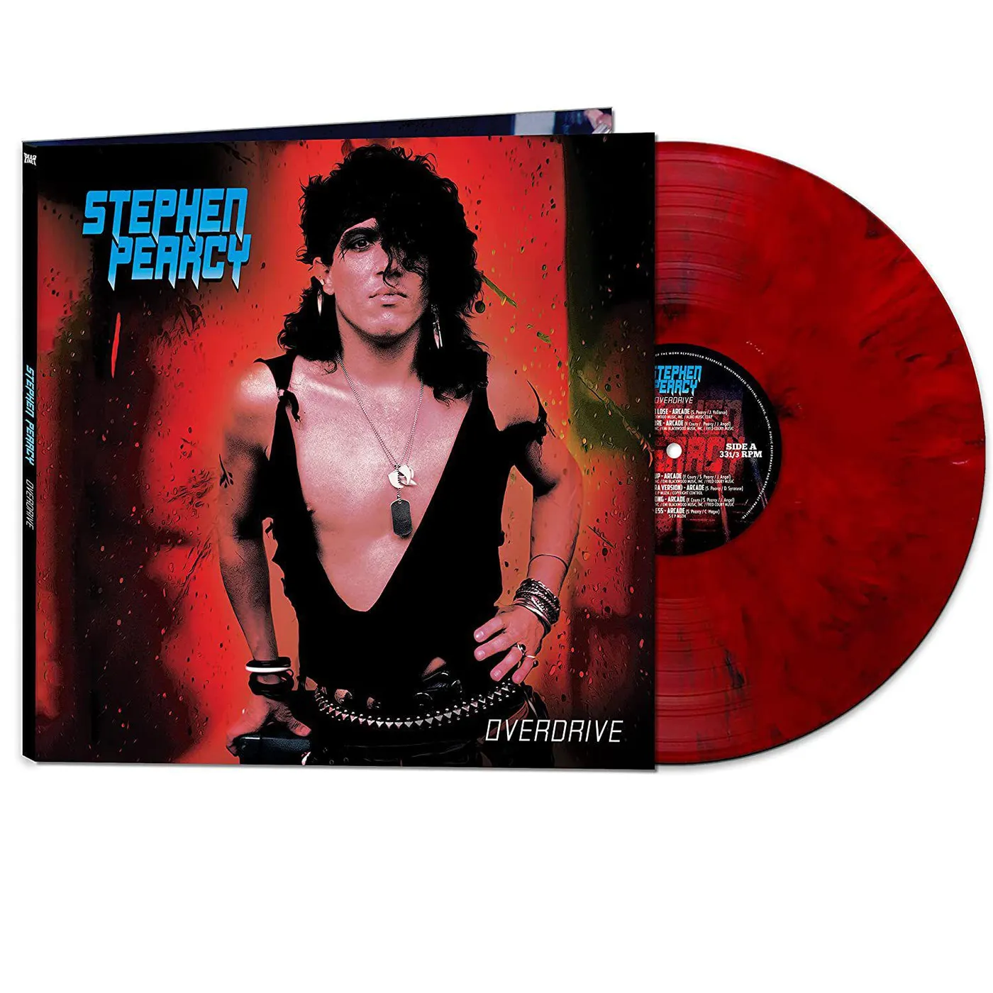 Stephen Pearcy Overdrive (Red Marble) Vinyl Record