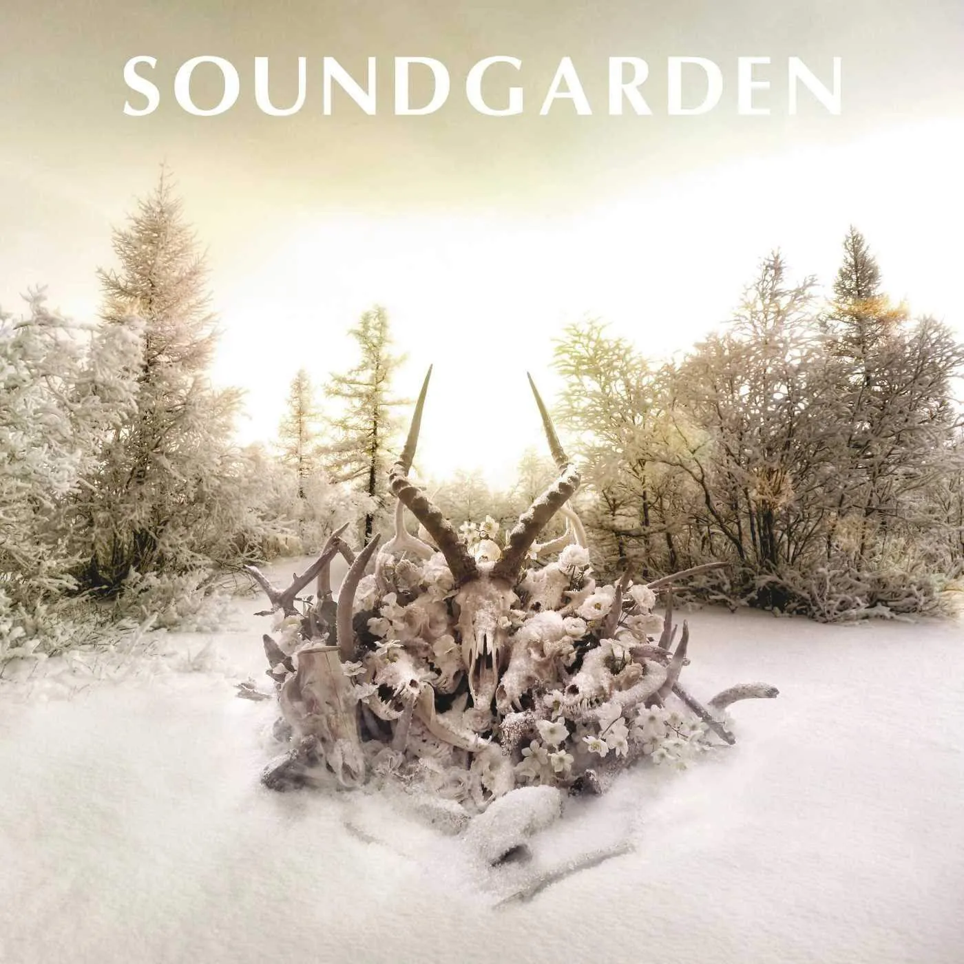 Soundgarden KING ANIMAL (WHITE/CREAM VINYL/2LP) Vinyl Record