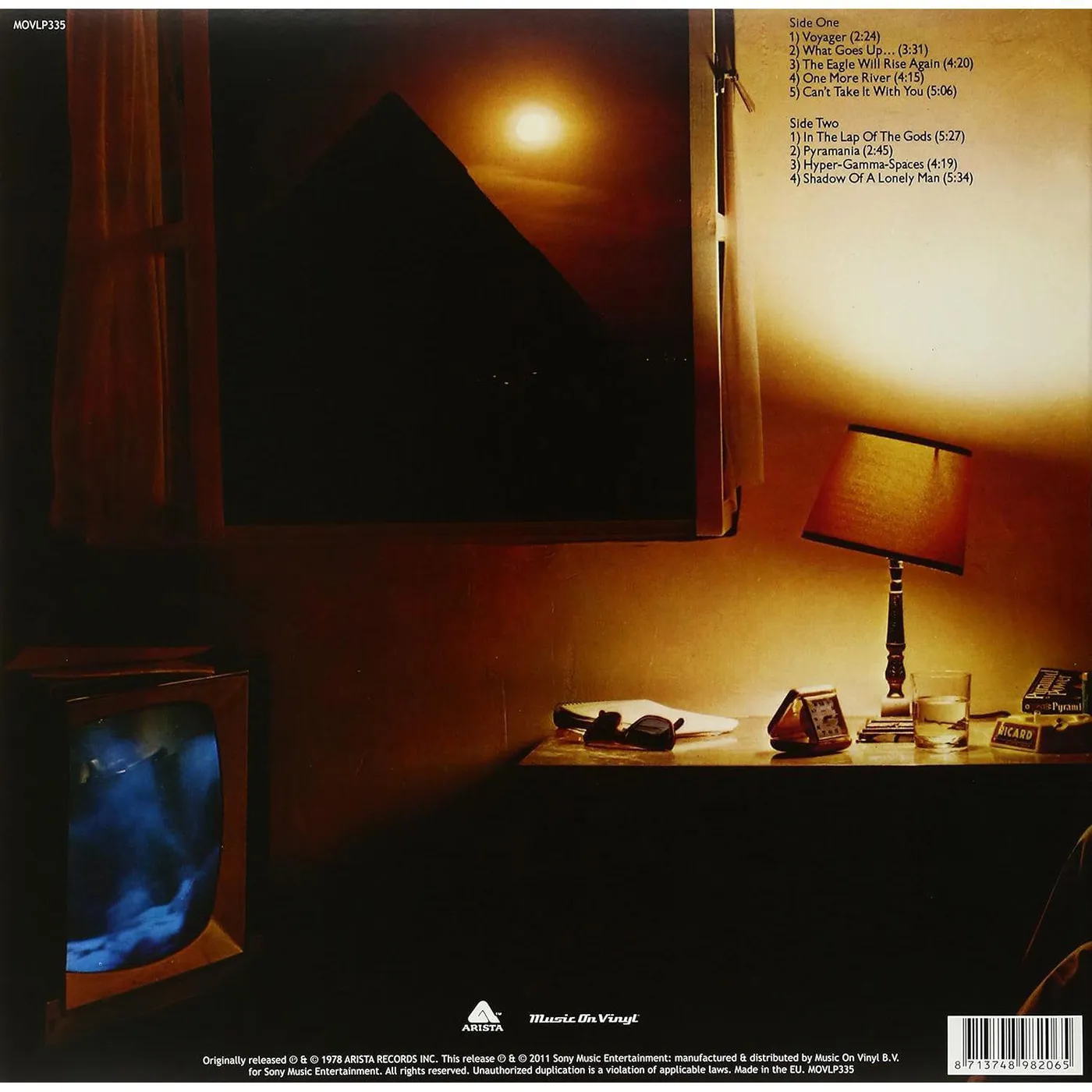 The Alan Parsons Project Pyramid (180G) Vinyl Record