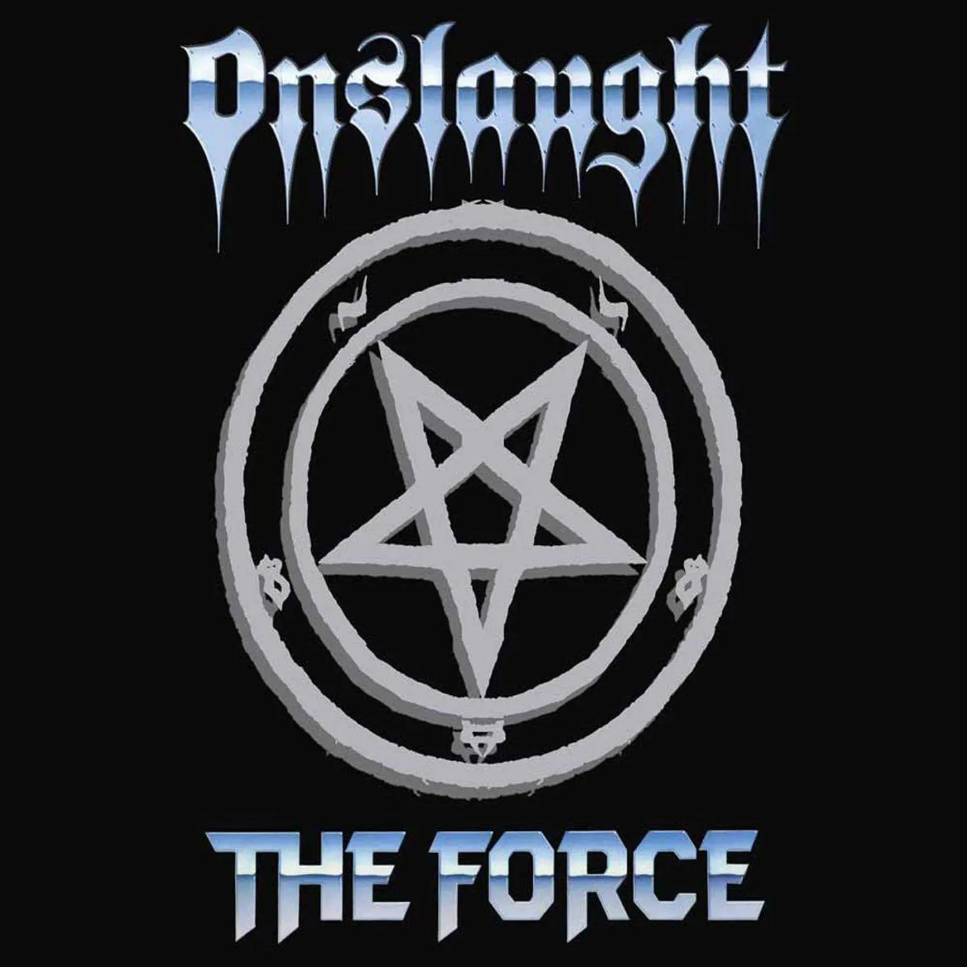 Onslaught Force (White/Blue Splatter) Vinyl Record