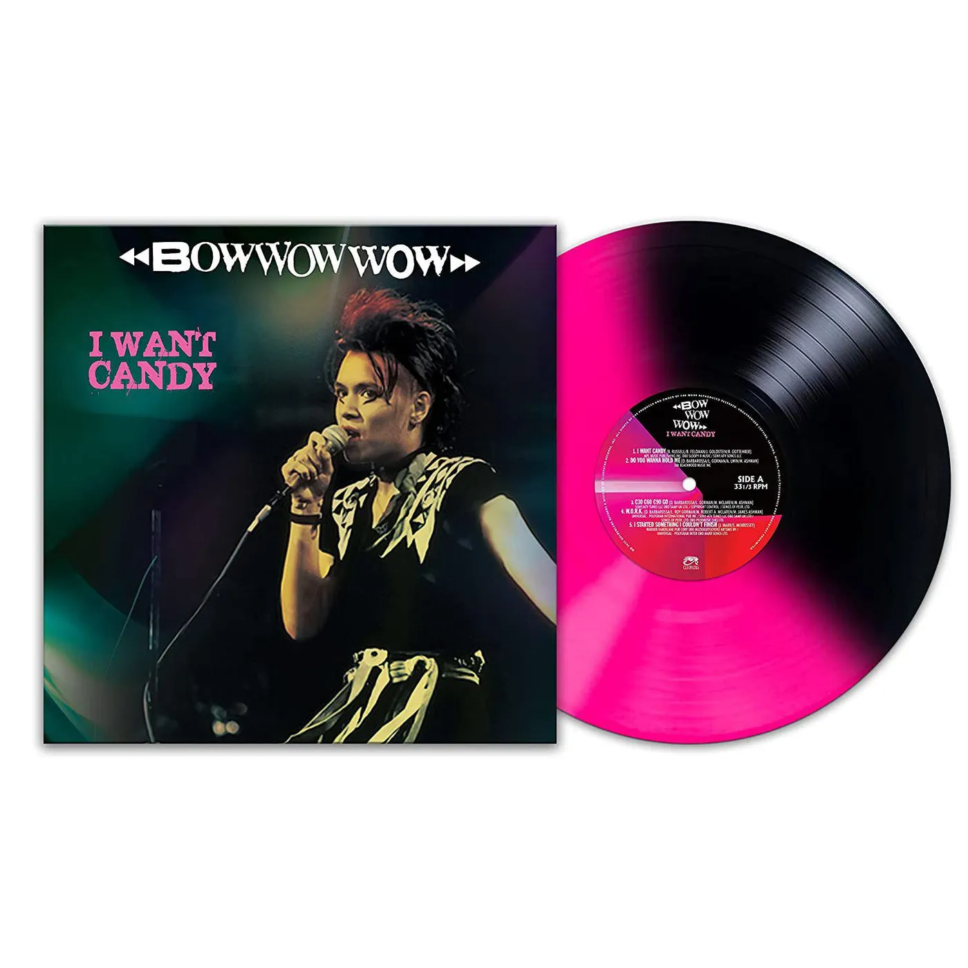 Bow Wow Wow I Want Candy (Pink/Black Stripe) Vinyl Record
