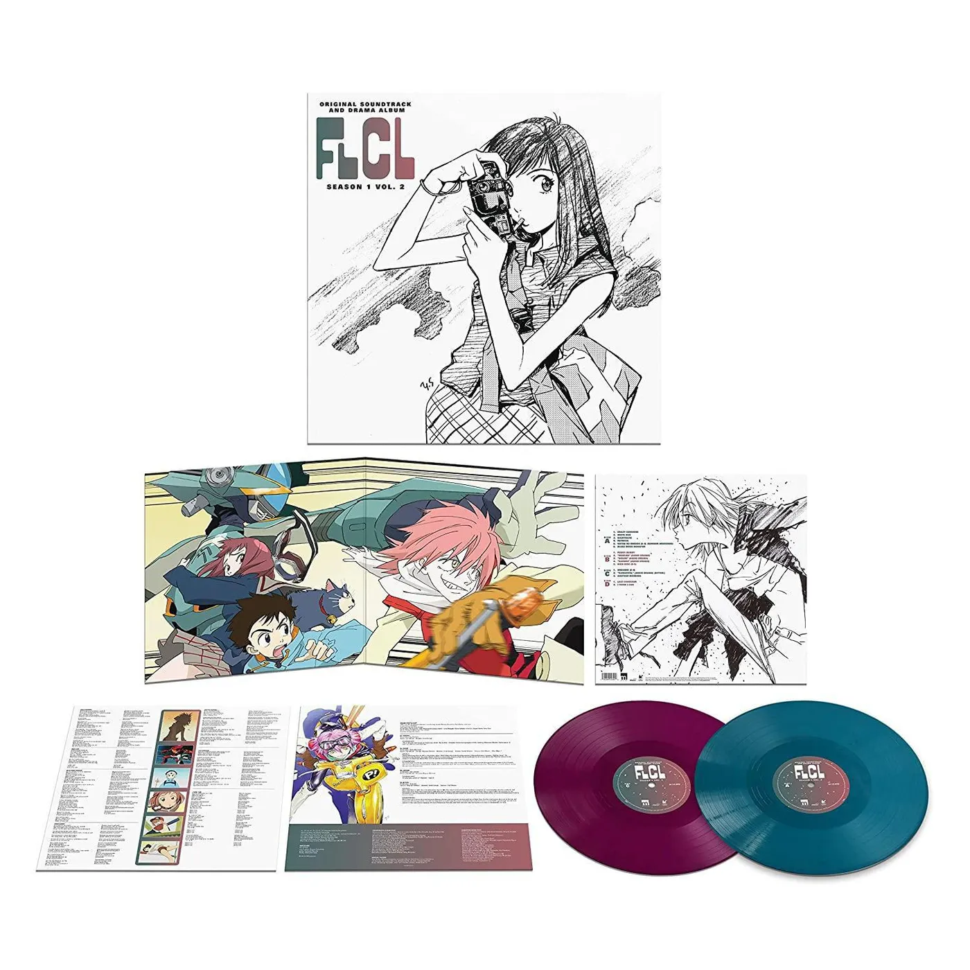 the pillows FLCL: Season 1 - Vol. 2 Original Soundtrack (Drama Album) (2LP/Color) Vinyl Record