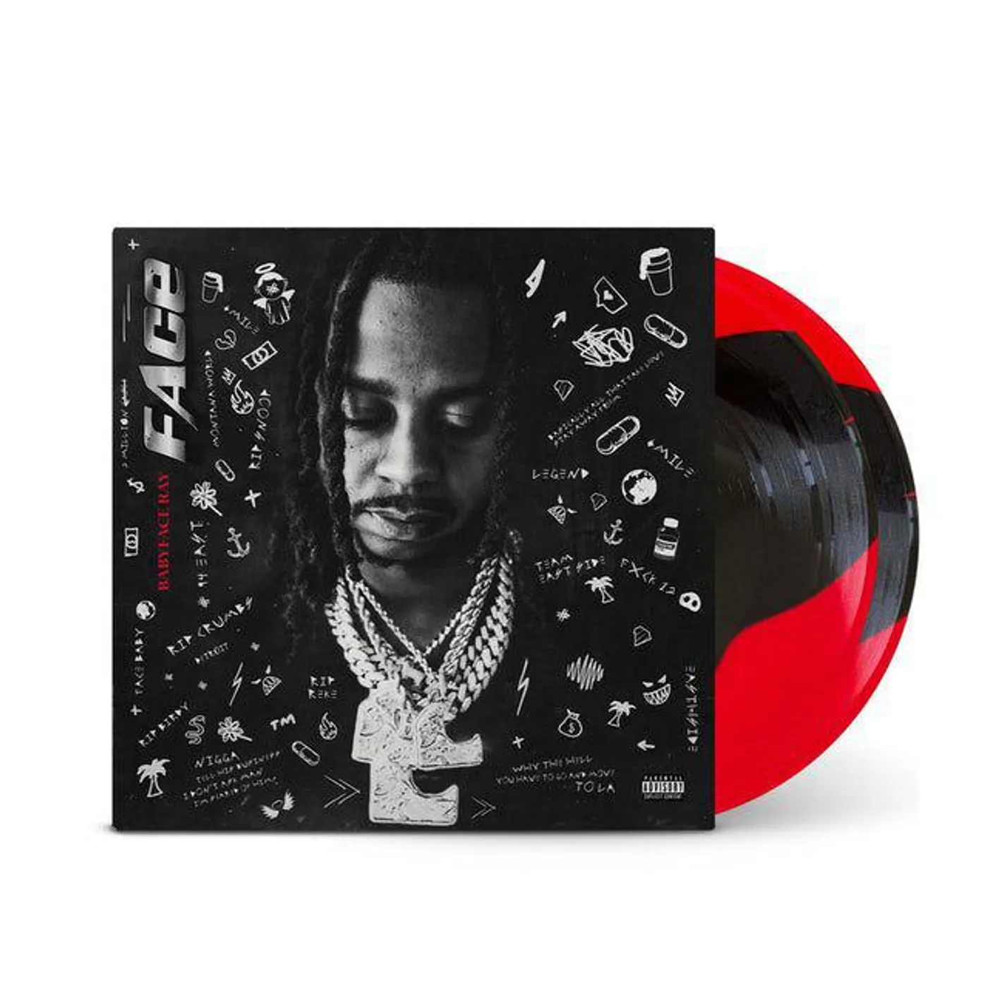 Babyface Ray Face (Black & Red Stripe) Vinyl Record