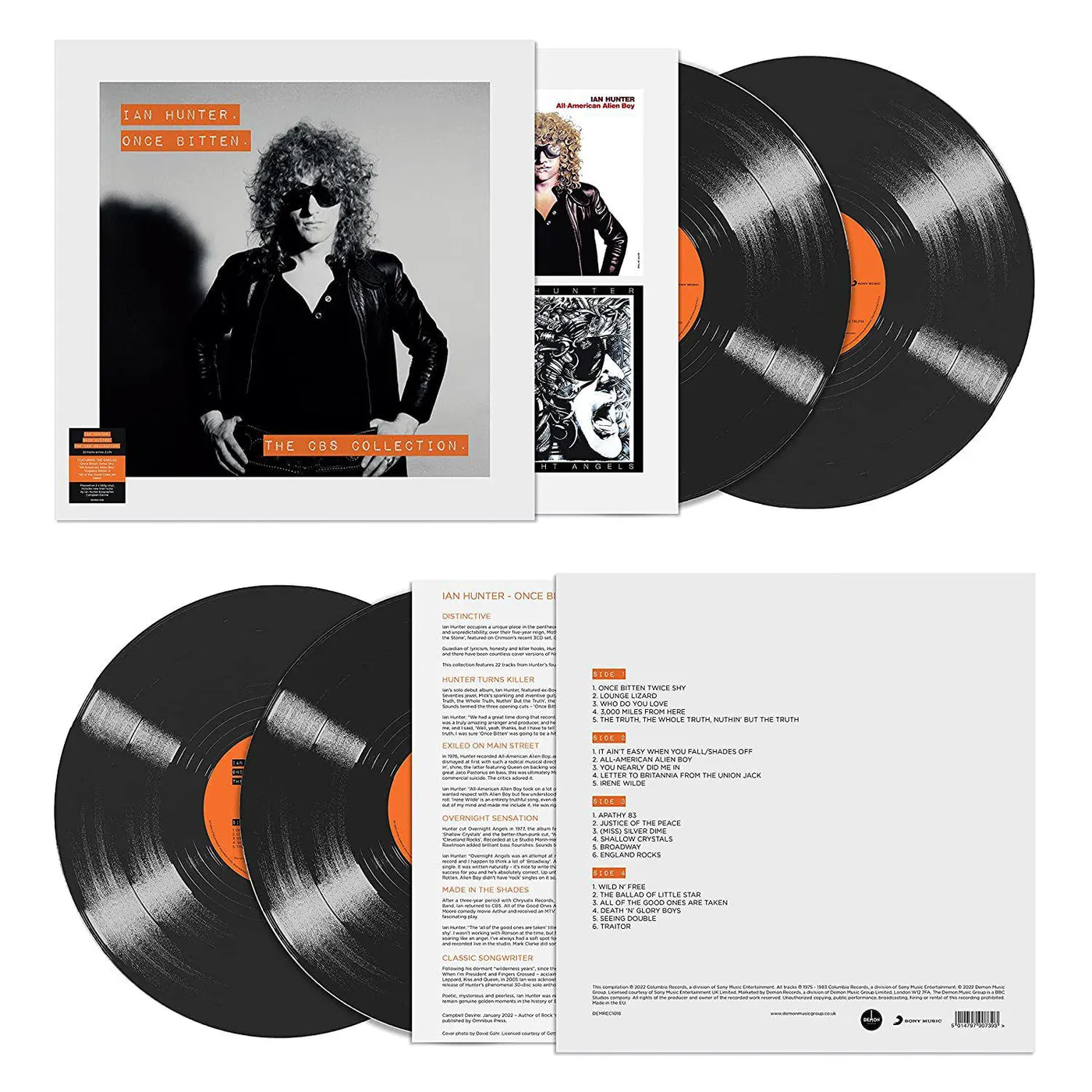 Ian Hunter Once Bitten: The CBS Collection (140G/2LP) vinyl record