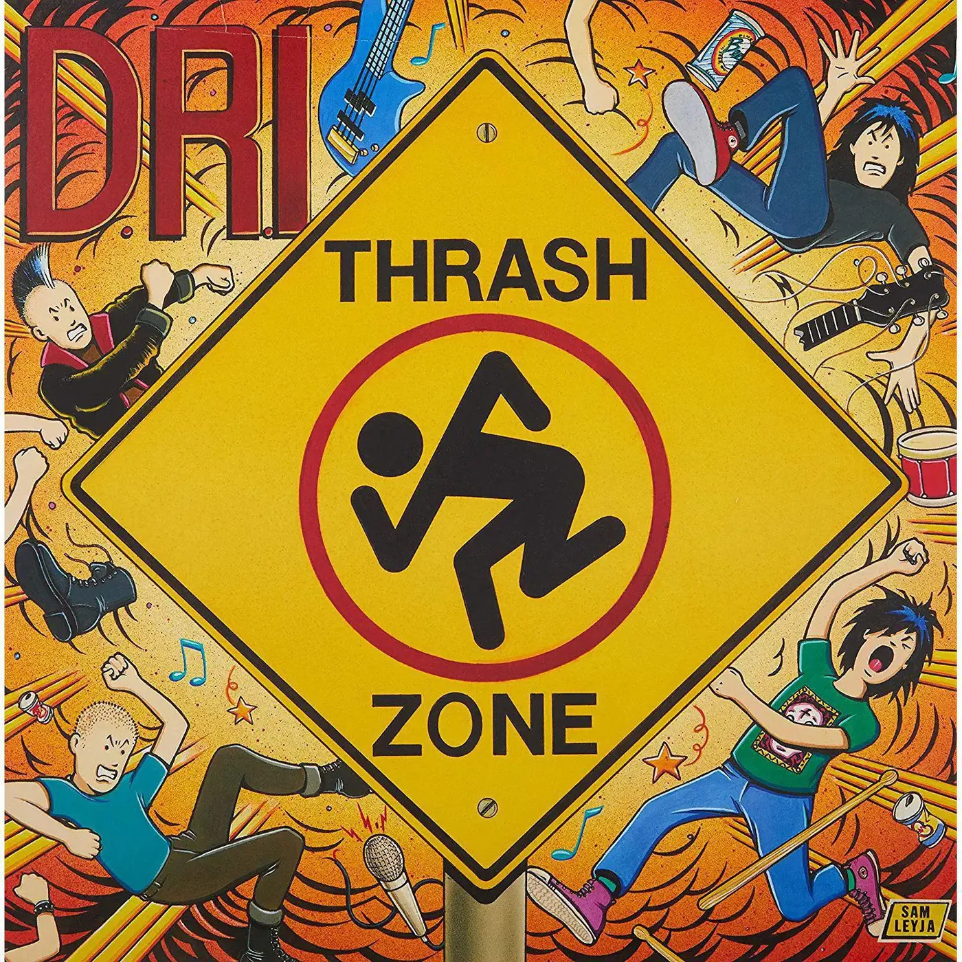 D.R.I. Thrash Zone (Marbled) Vinyl Record