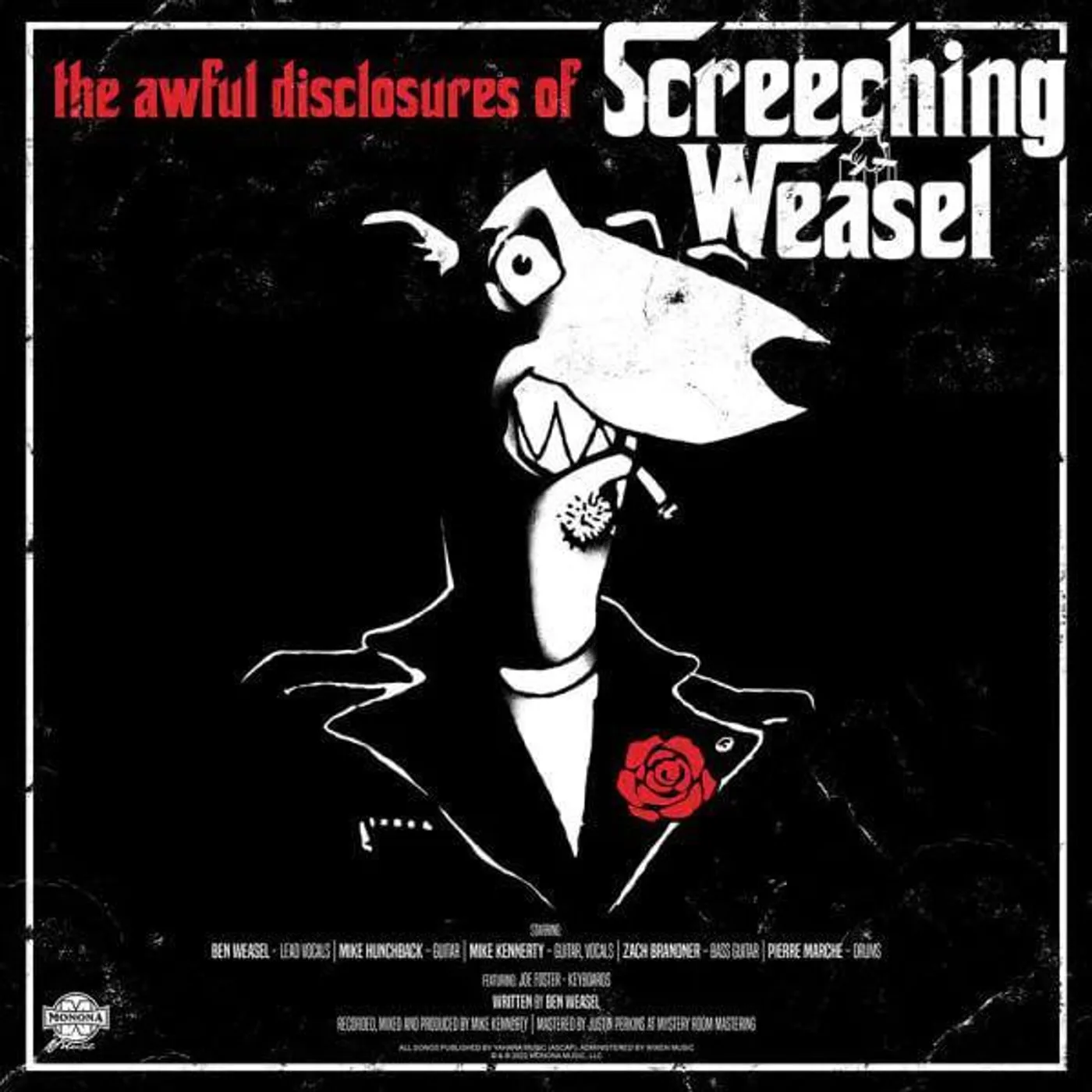 AWFUL DISCLOSURES OF SCREECHING WEASEL (WHITE VINYL) Vinyl Record