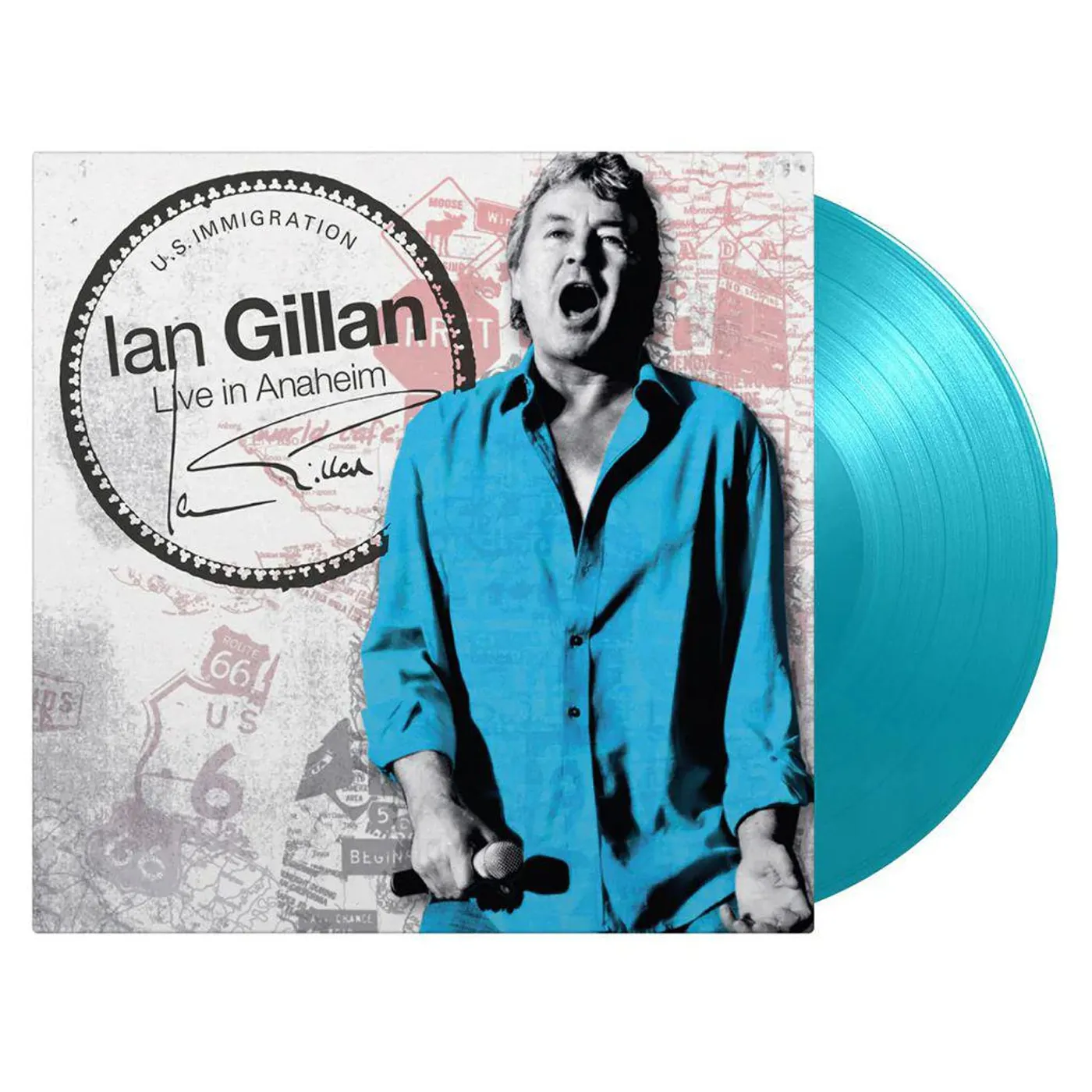 Ian Gillan Live In Anaheim (2LP/Limited/Turquoise/180g/Gatefold/Numbered) Vinyl Record