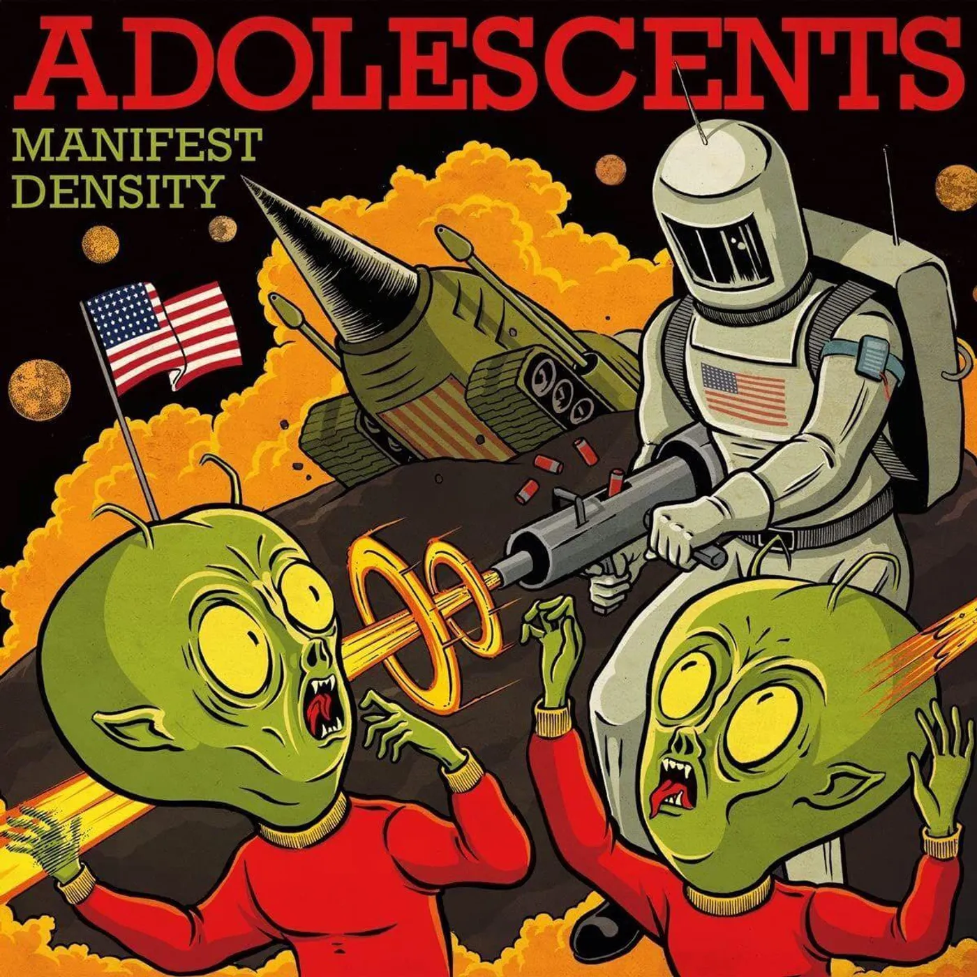 Adolescents MANIFEST DESTINY (180G/GOLD VINYL) Vinyl Record