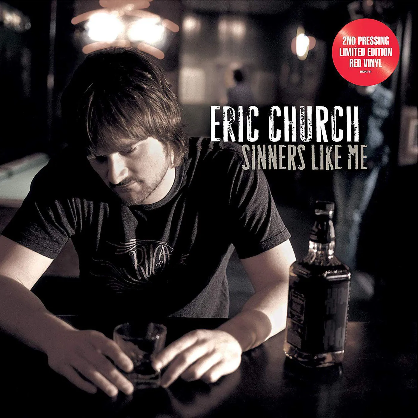Eric Church Sinners Like Me (Red) Vinyl Record