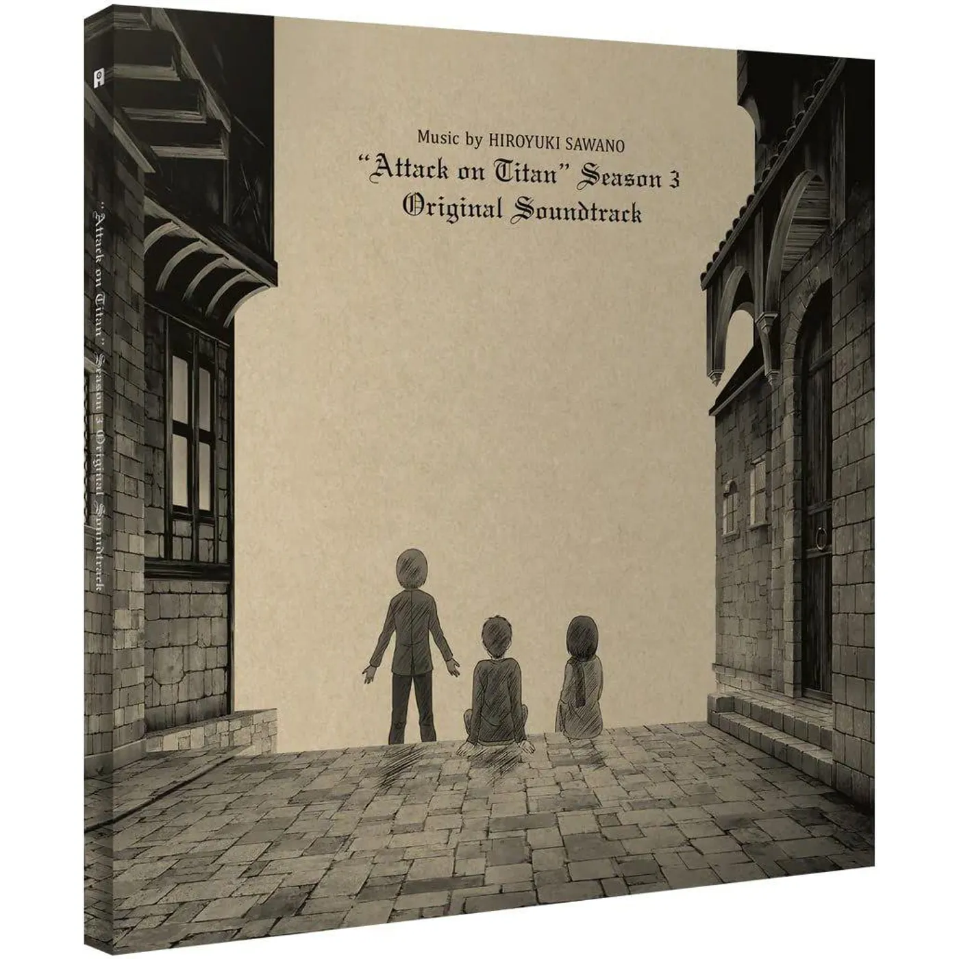 Sawano Hiroyuki Attack On Titan Season 3 Original Soundtrack (3LP/Blue & Green Splatter) Vinyl Record