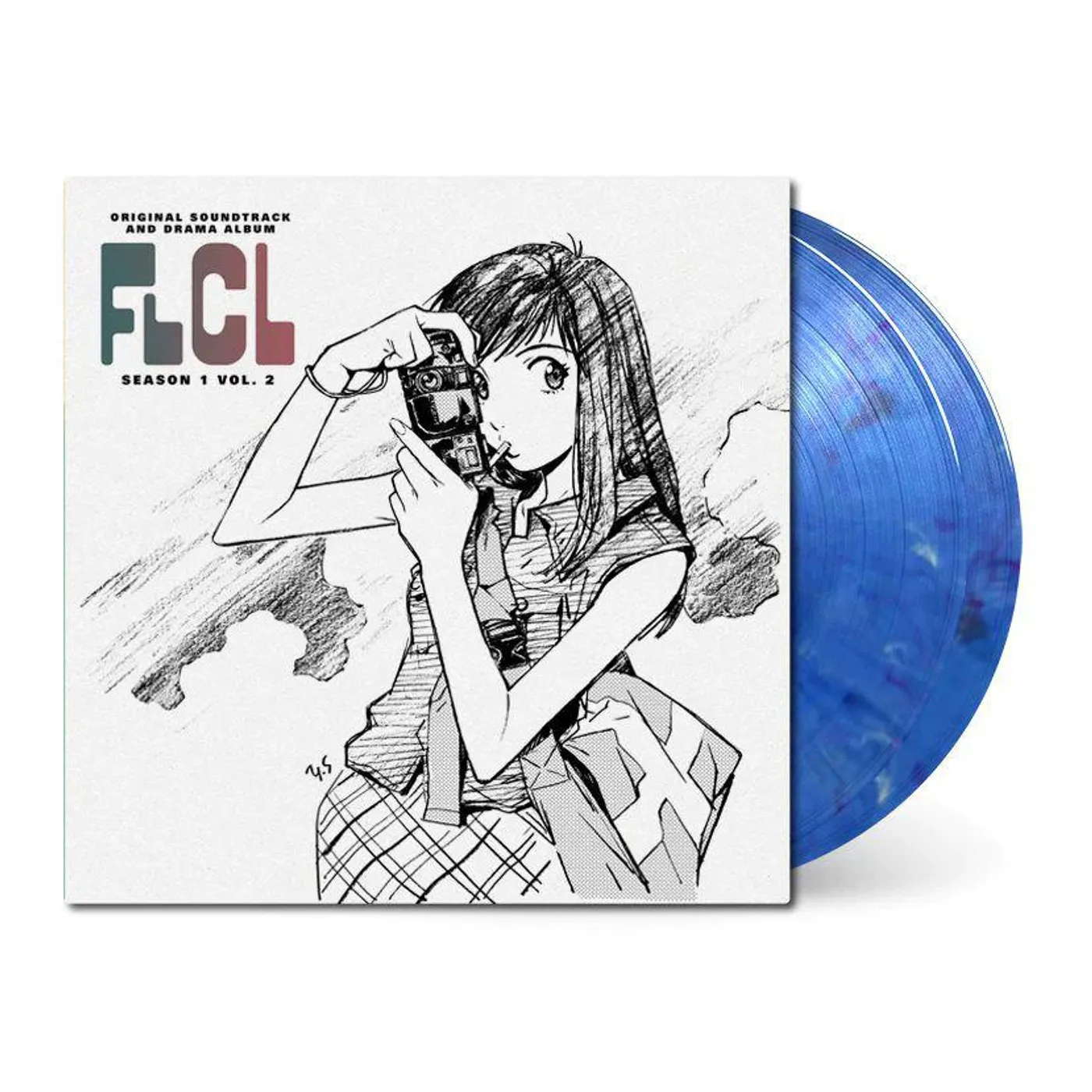 the pillows FLCL: Season 1 - Vol. 2 Original Soundtrack (Drama Album) (Translucent Blue Marble/2LP) Vinyl Record