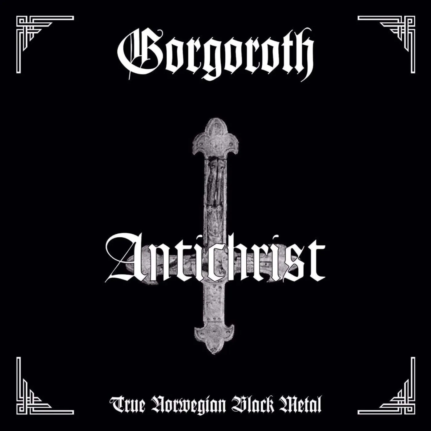 Gorgoroth ANTICHRIST (WHITE & BLACK MARBLE VINYL) Vinyl Record