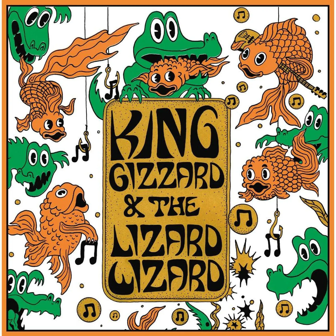 King Gizzard & The Lizard Wizard Live in Milwaukee (3LP/Orange) Vinyl Record