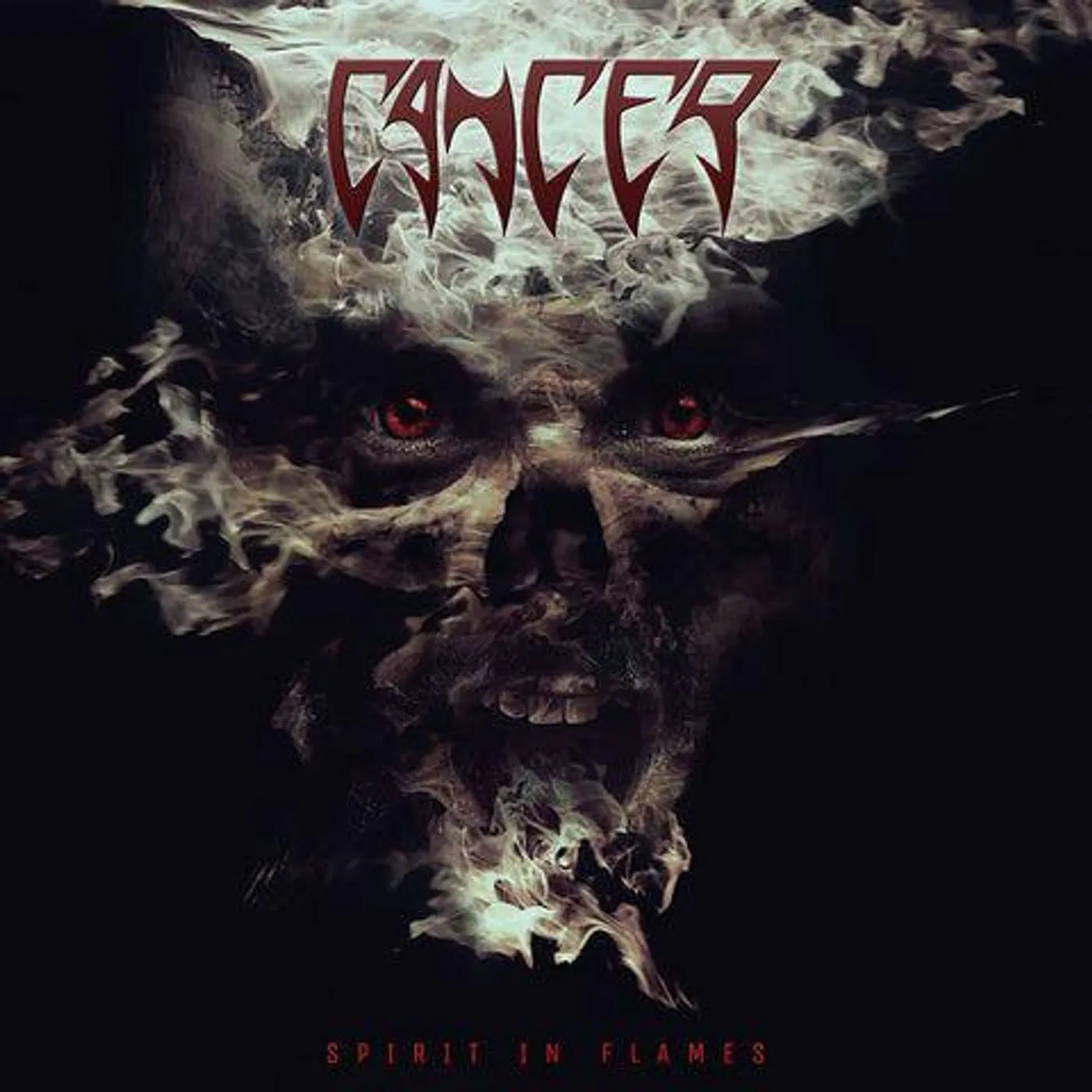 Cancer Spirit In Flames (Red) Vinyl Record