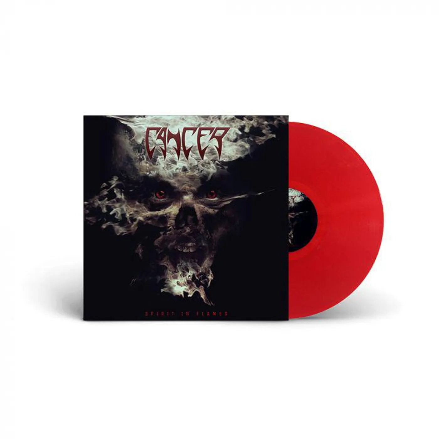 Cancer Spirit In Flames (Red) Vinyl Record