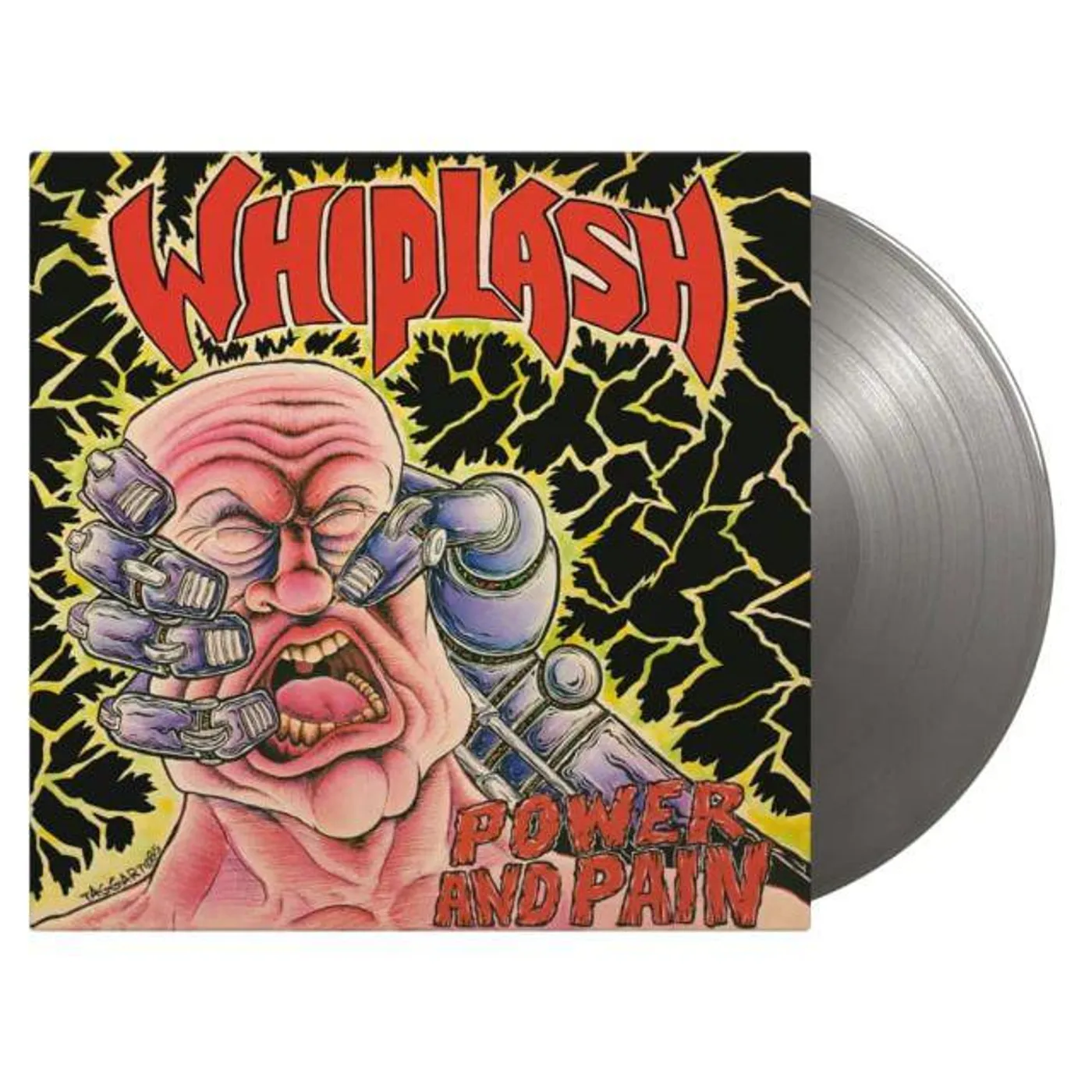 Whiplash POWER & PAIN (LIMITED SILVER/180G) Vinyl Record