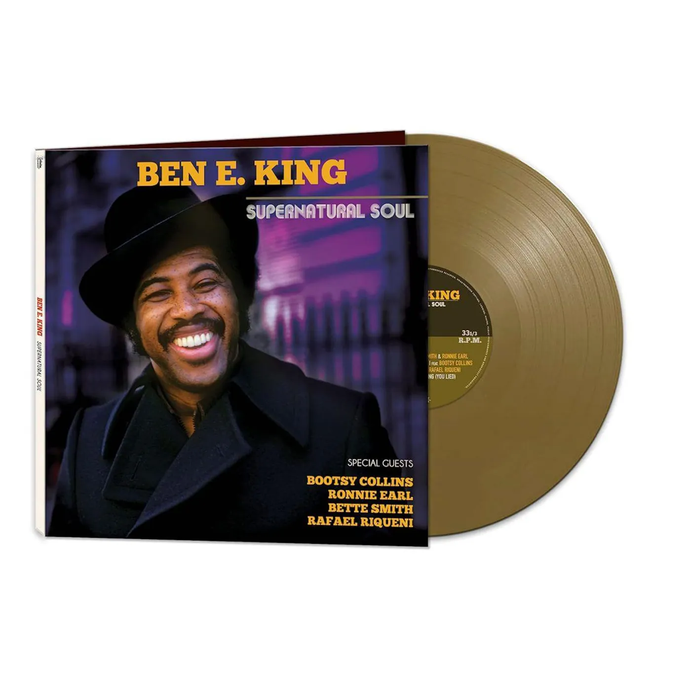 Ben E. King SUPERNATURAL SOUL (GOLD VINYL) Vinyl Record