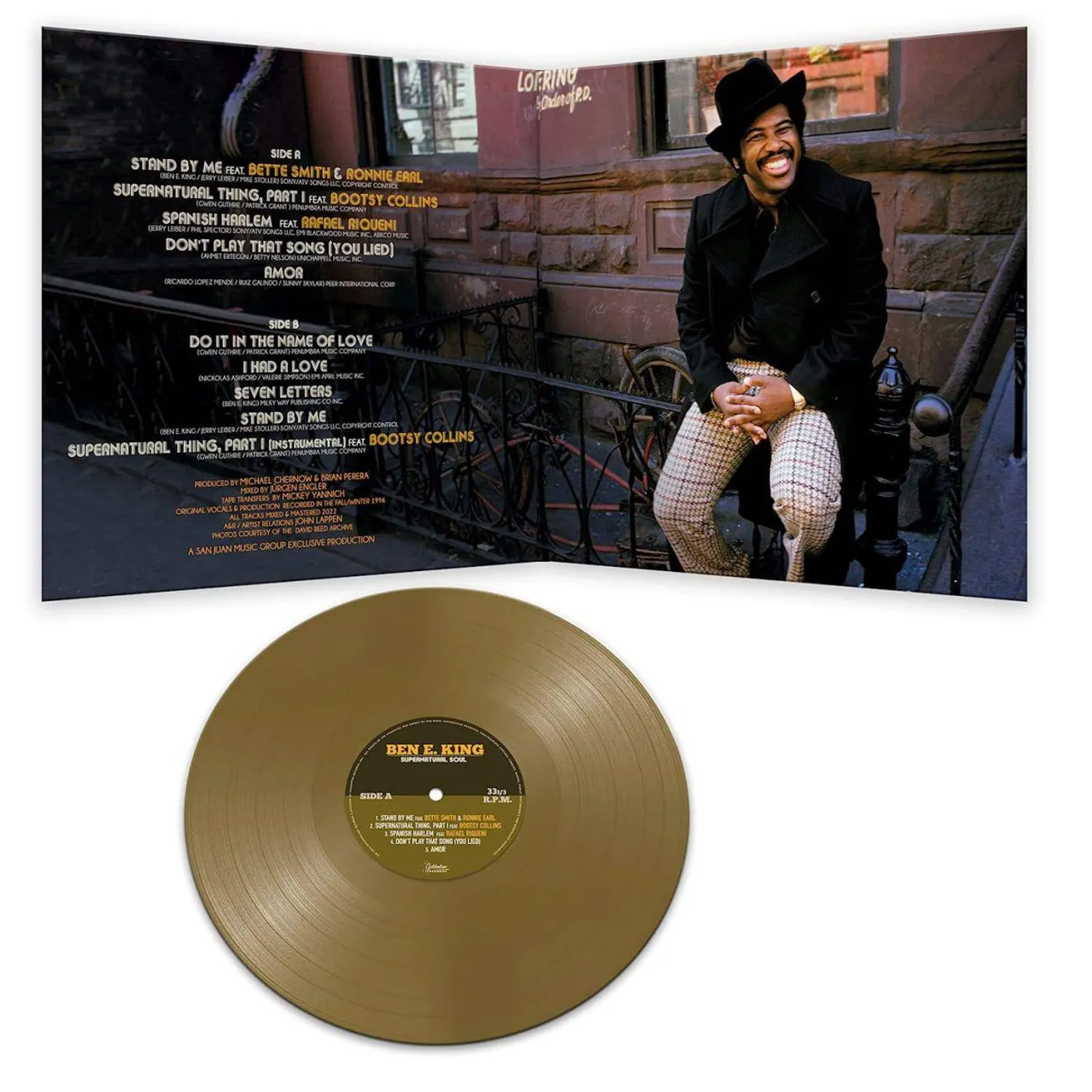 Ben E. King SUPERNATURAL SOUL (GOLD VINYL) Vinyl Record
