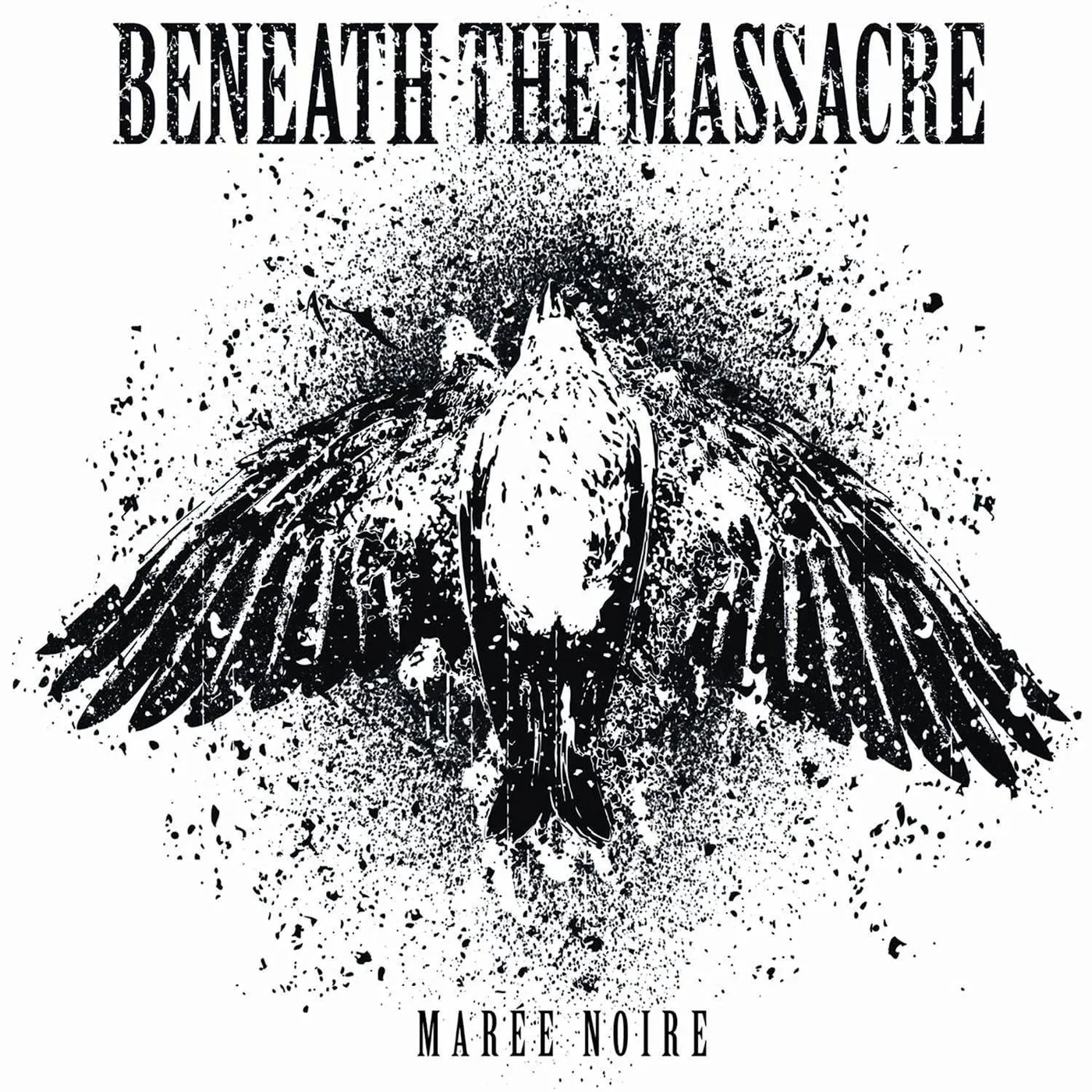 Beneath The Massacre MAREE NOIRE (WHITE W/ BLACK SWIRL VINYL) Vinyl Record