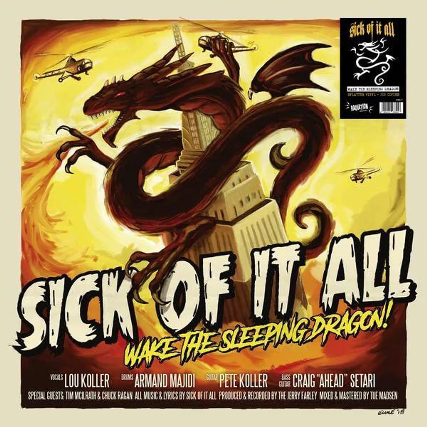 Sick Of It All Wake The Sleeping Dragon! Vinyl Record