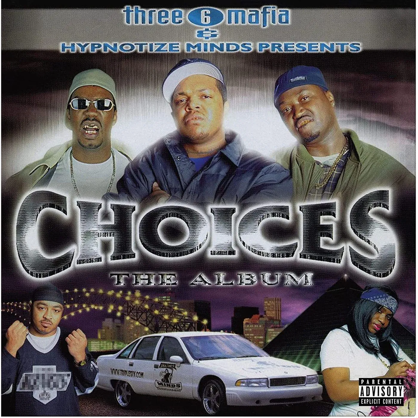 Three 6 Mafia Choices: The Album (cloudy clear vinyl/2LP) record