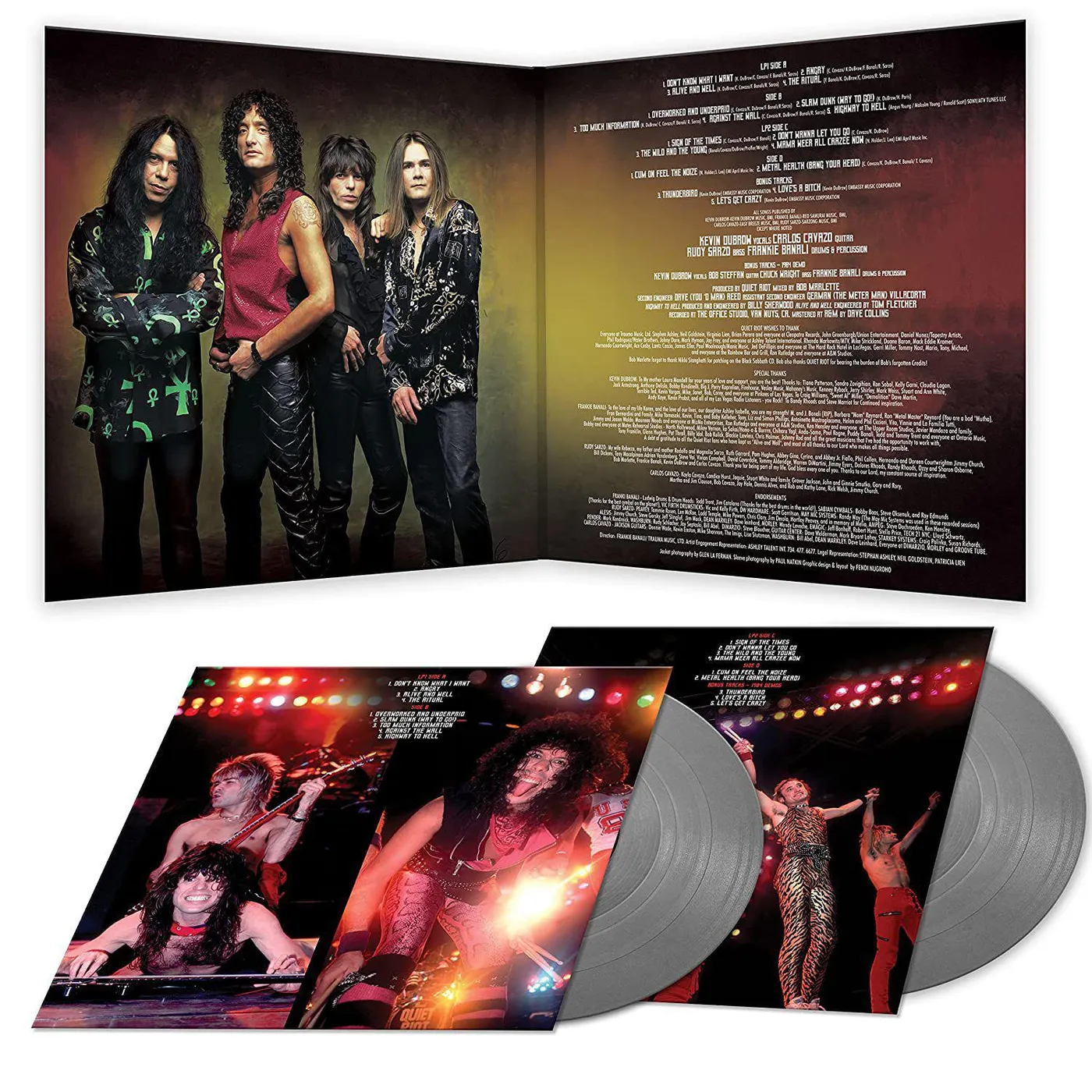 Quiet Riot Alive & Well (Silver/Deluxe/Remastered/2LP) Vinyl Record