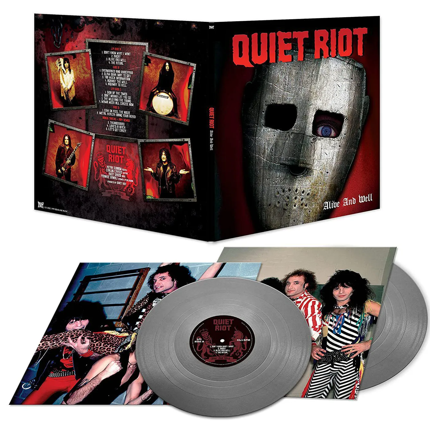 Quiet Riot Alive & Well (Silver/Deluxe/Remastered/2LP) Vinyl Record