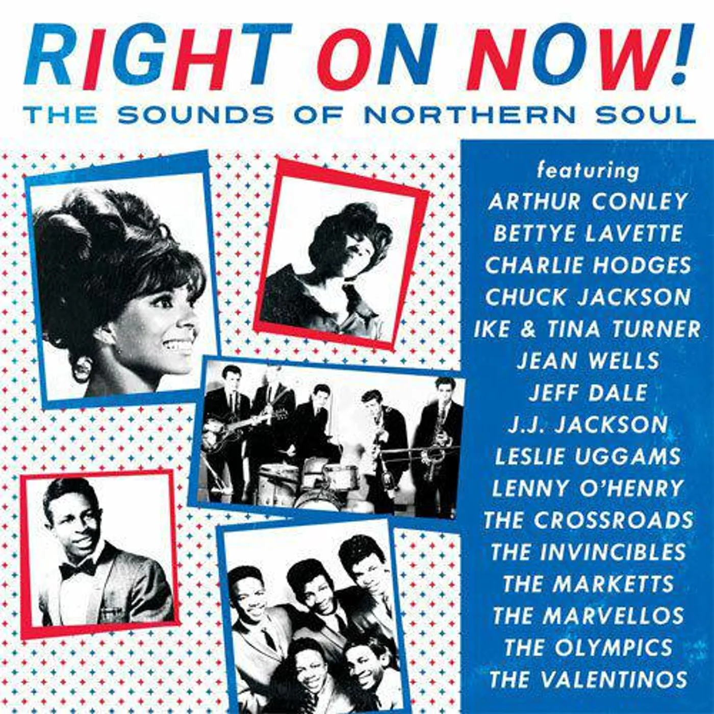 Various Artists  Right On Now! The Sounds Of Northern Soul (red white & blue swirl vinyl)