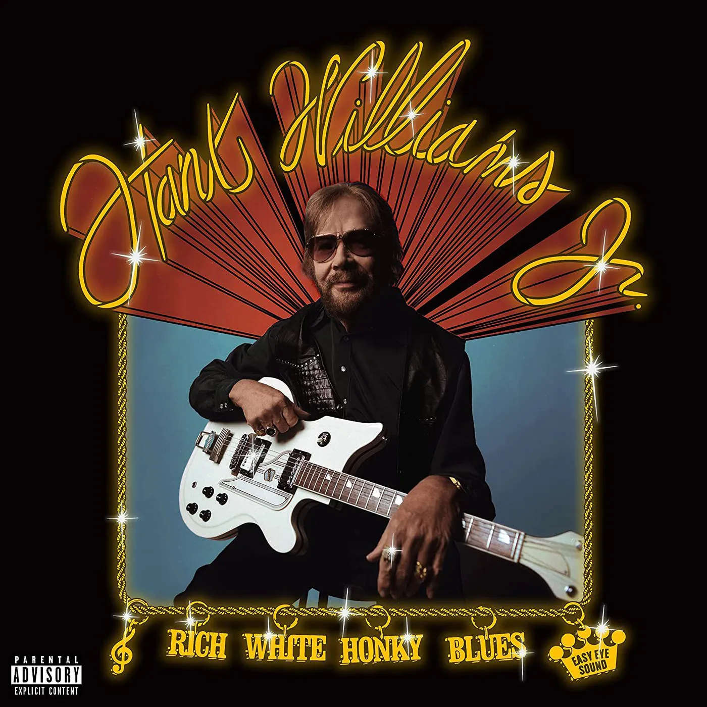 Hank Williams, Jr. Rich White Honky Blues (Explicit) Vinyl Record