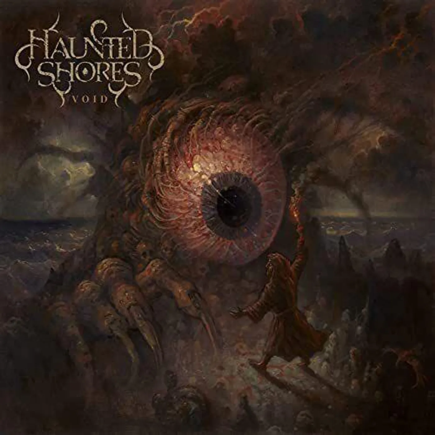Haunted Shores Void (Marble: Gold Base With Black Marble) Vinyl Record