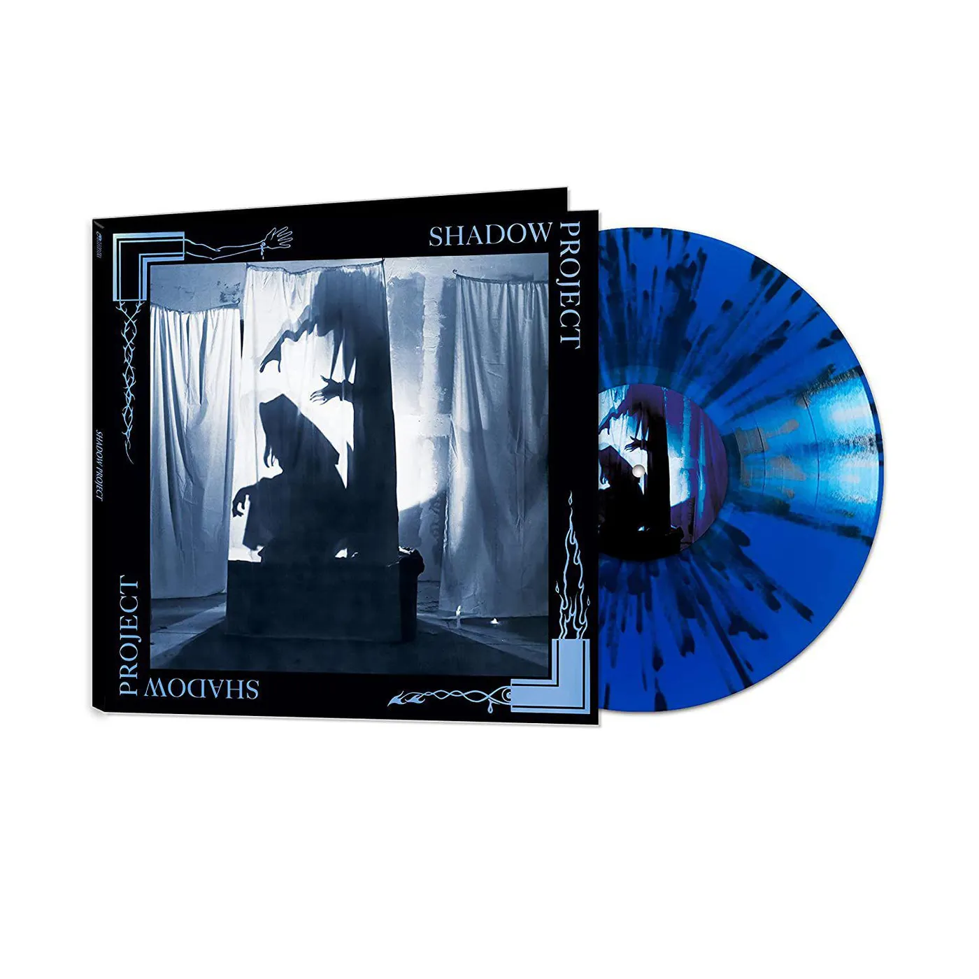  Shadow Project (BLUE & BLACK SPLATTER) Vinyl Record