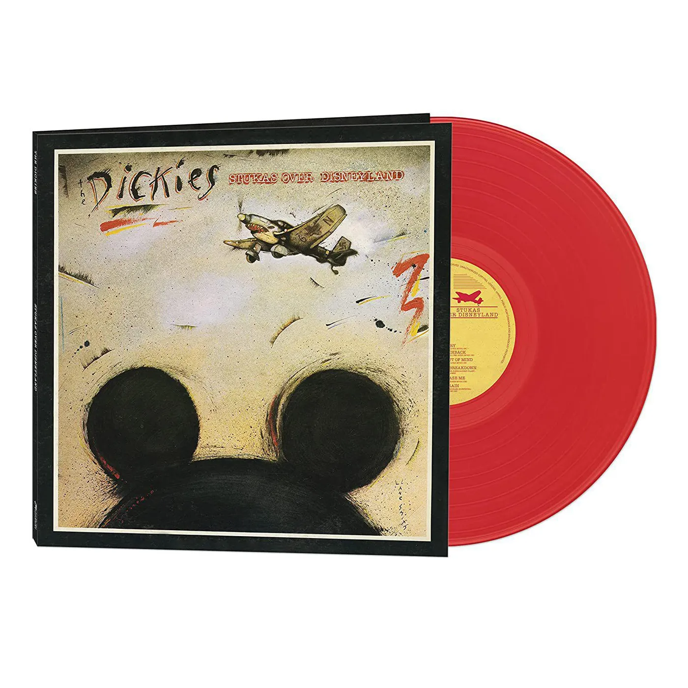The Dickies STUKAS OVER DISNEYLAND (RED VINYL) Vinyl Record