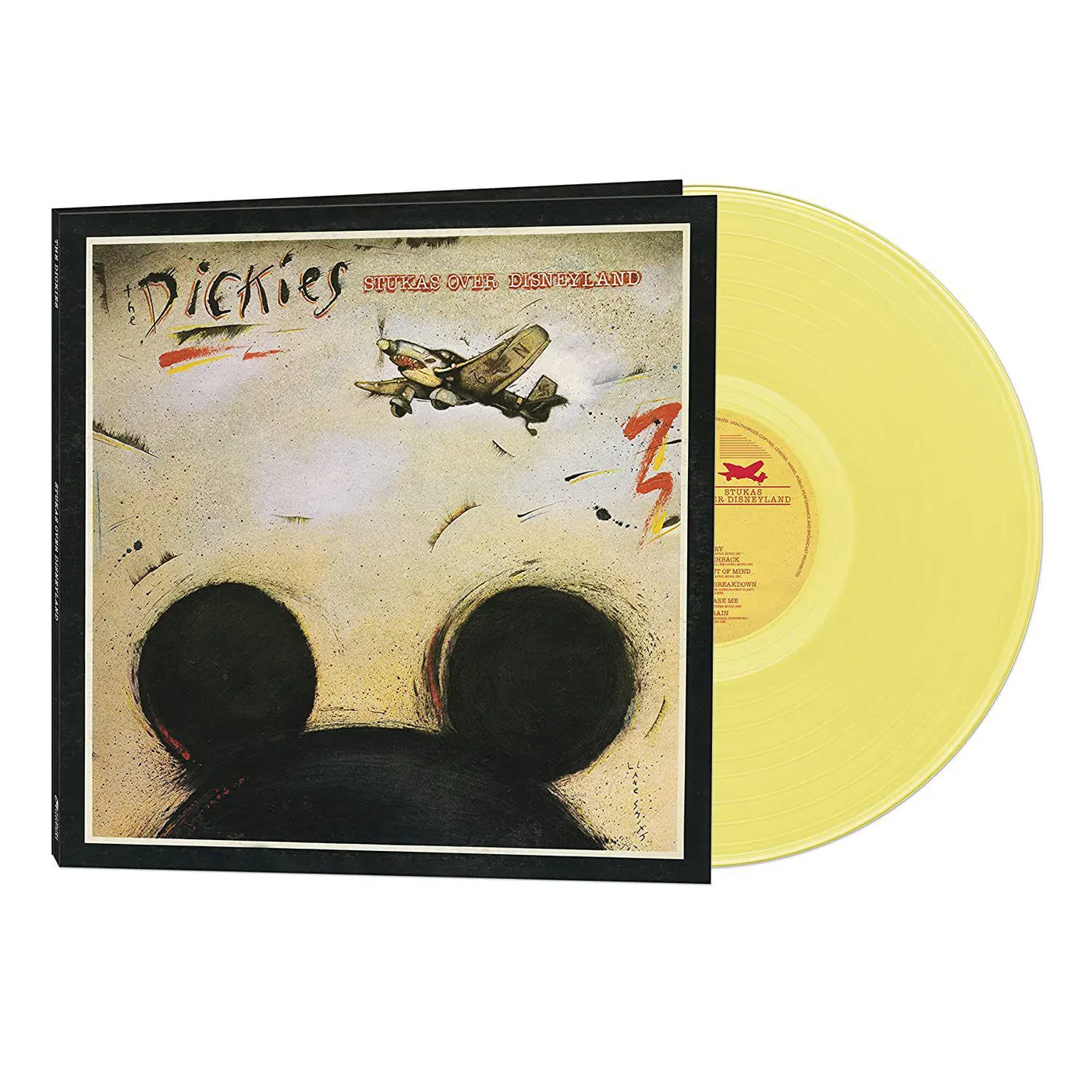 The Dickies Stukas Over Disneyland (Yellow) vinyl record