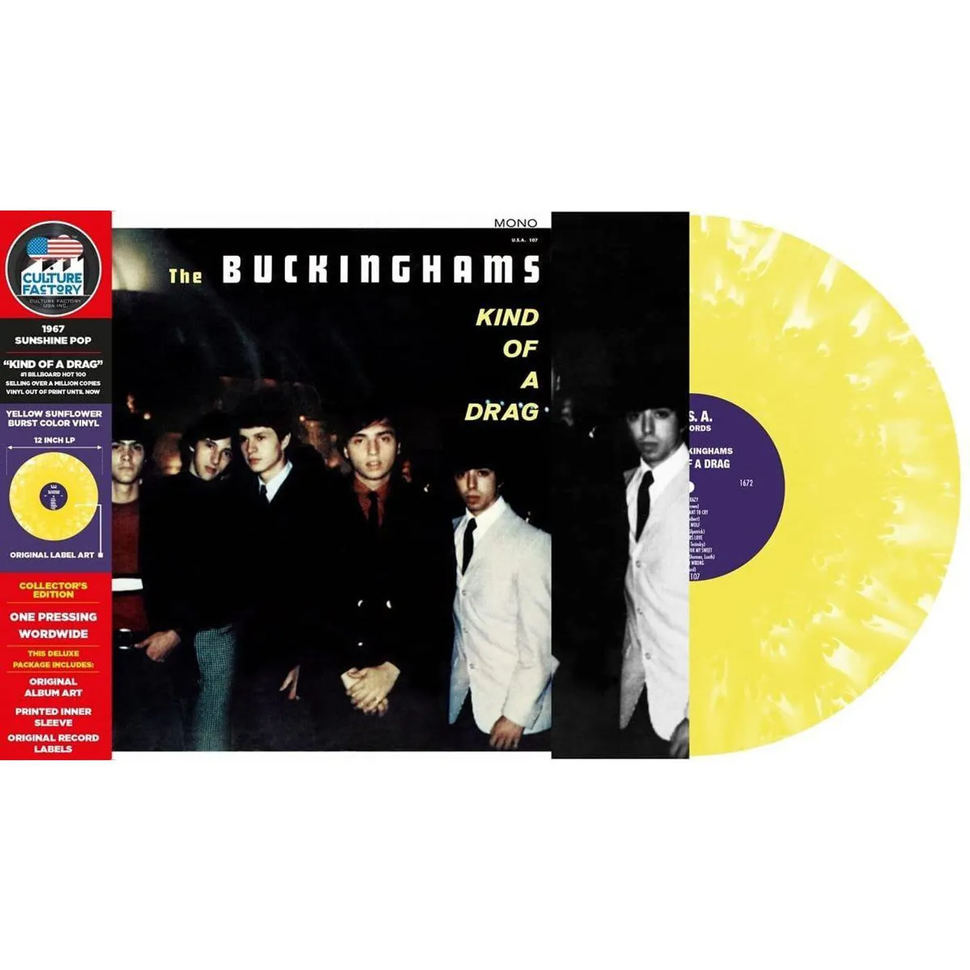 The Buckinghams Kind Of A Drag (Coloured Vinyl Record)