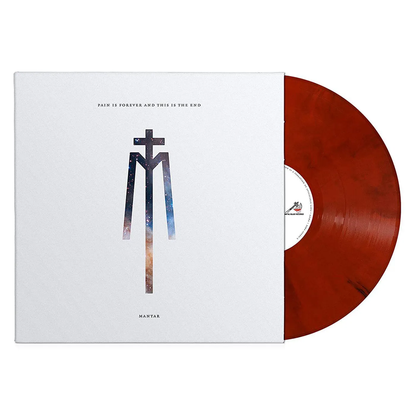 Mantar Pain Is Forever & This Is The End (Maroon Red Marbled) Vinyl Record