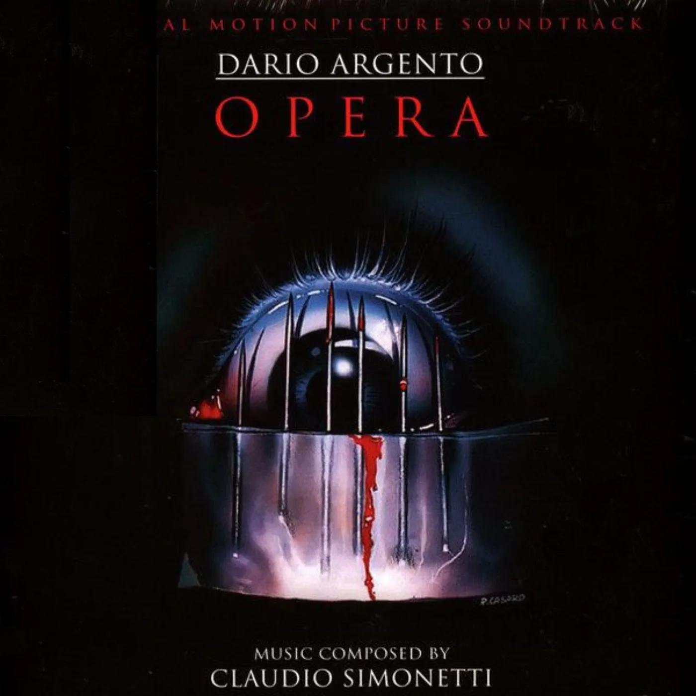 Claudio Simonetti Dario Argento's Opera Soundtrack (Limited Deluxe Anniversary Edition, Marbled Red) Vinyl Record