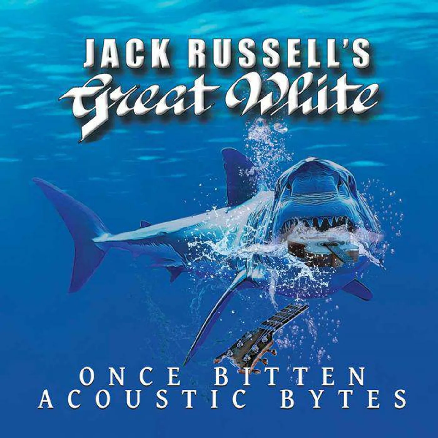 Jack Russell's Great White Once Bitten Acoustic Bytes (Pink vinyl) vinyl record