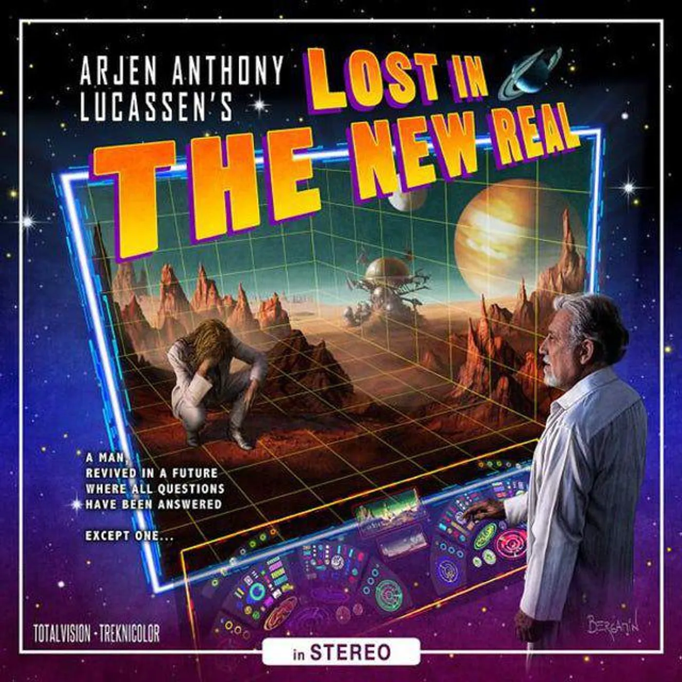 Arjen Anthony Lucassen Lost In The New Real (Purple Marbled) Vinyl Record