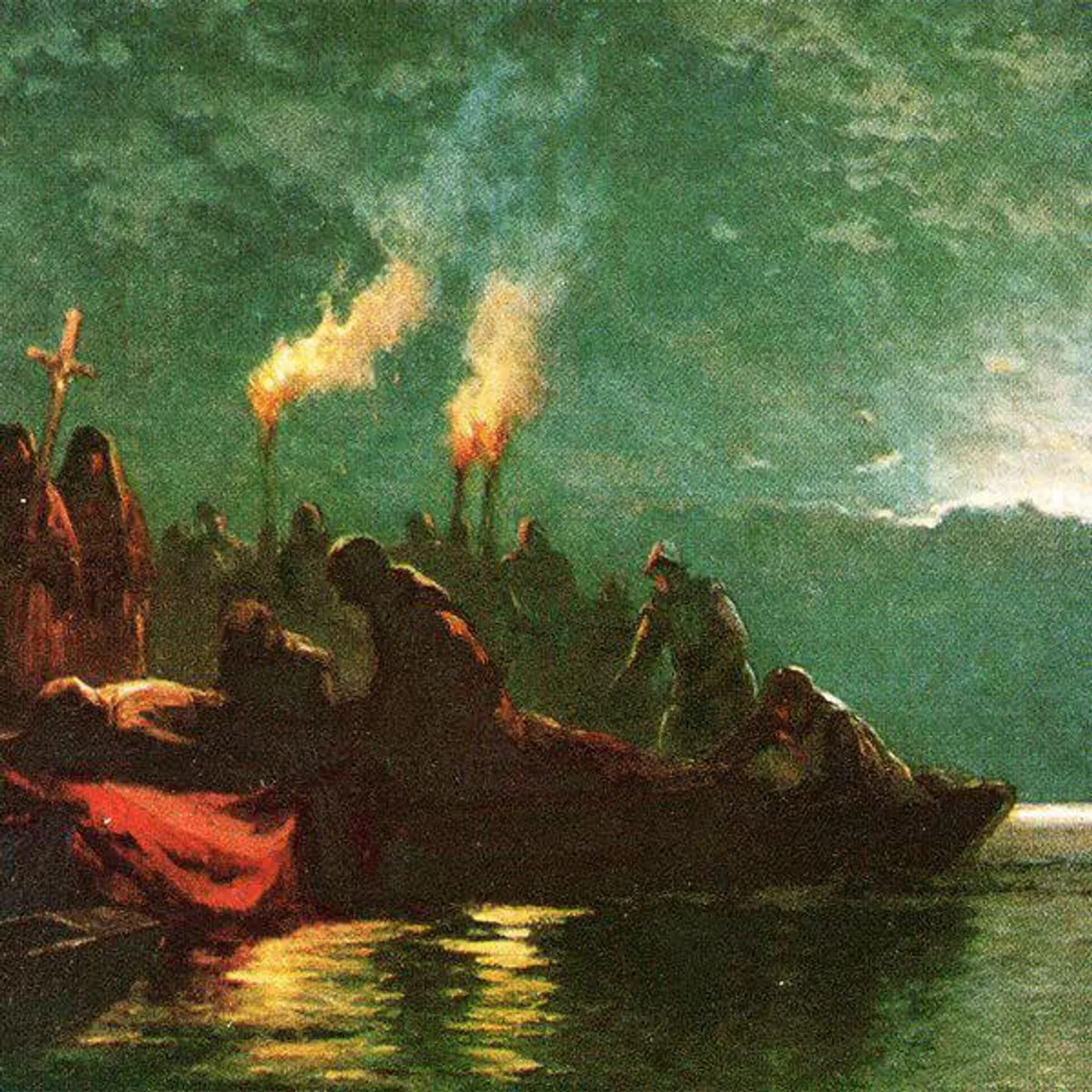 Right Away, Great Captain! Church Of The Good Thief (Green & Red Marble) Vinyl Record