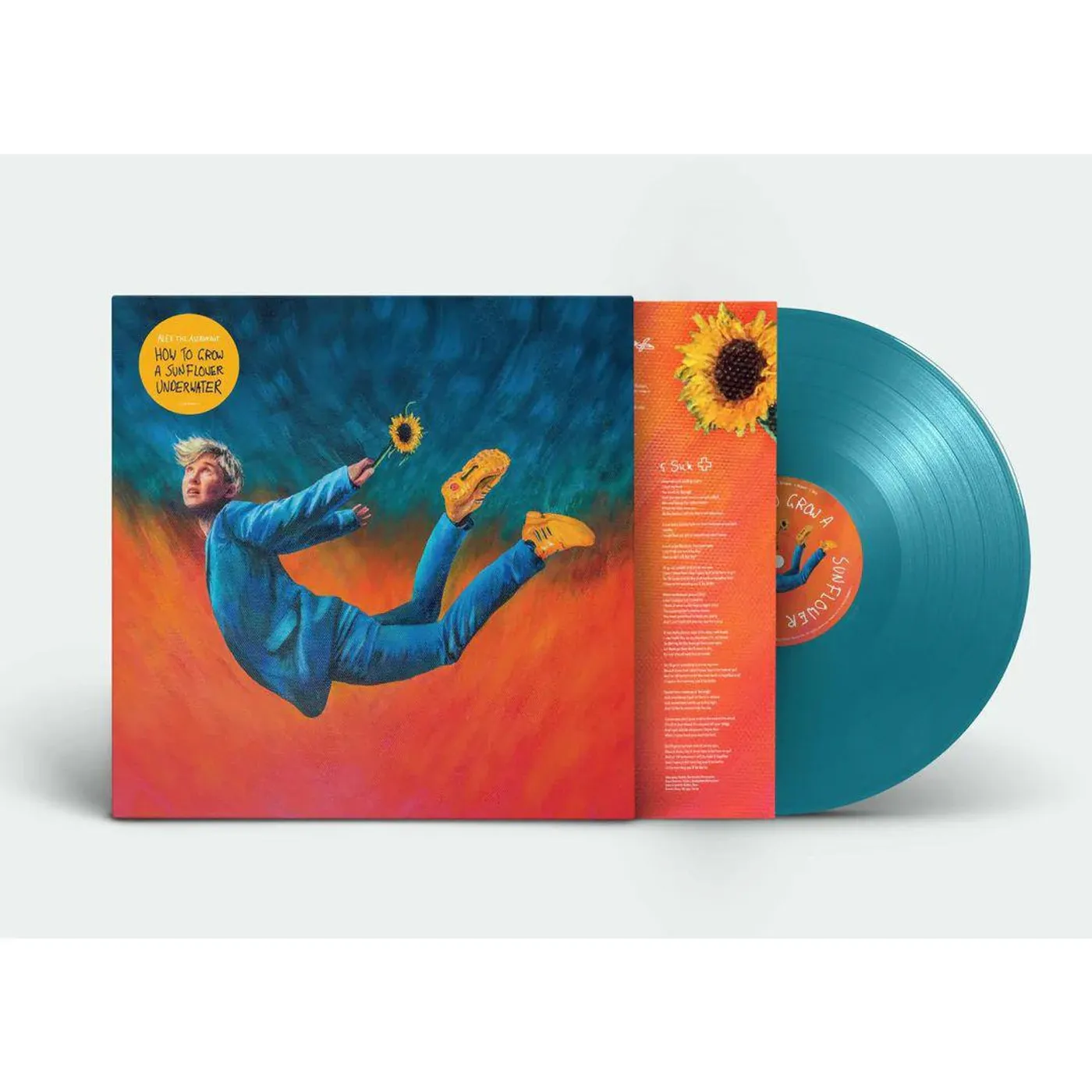 Alex the Astronaut How To Grow A Sunflower Underwater (Sea Blue) Vinyl Record