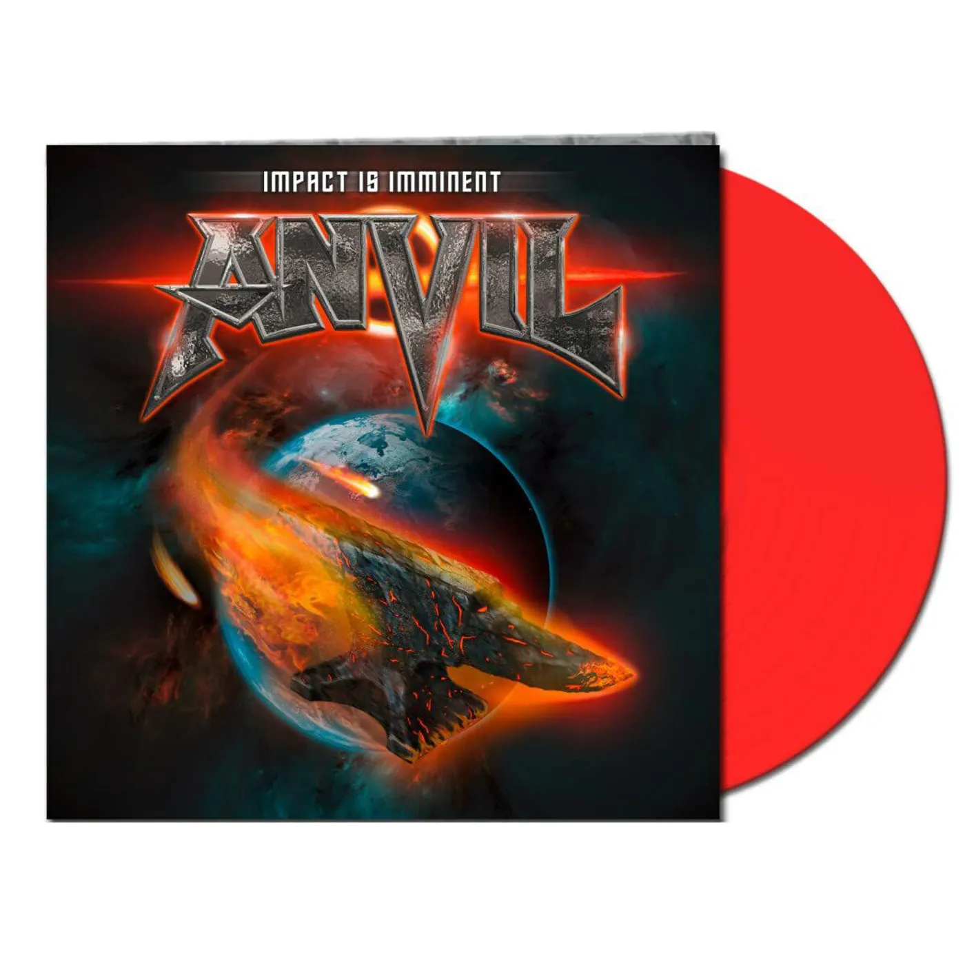 Anvil Impact Is Imminent (Clear Red) Vinyl Record