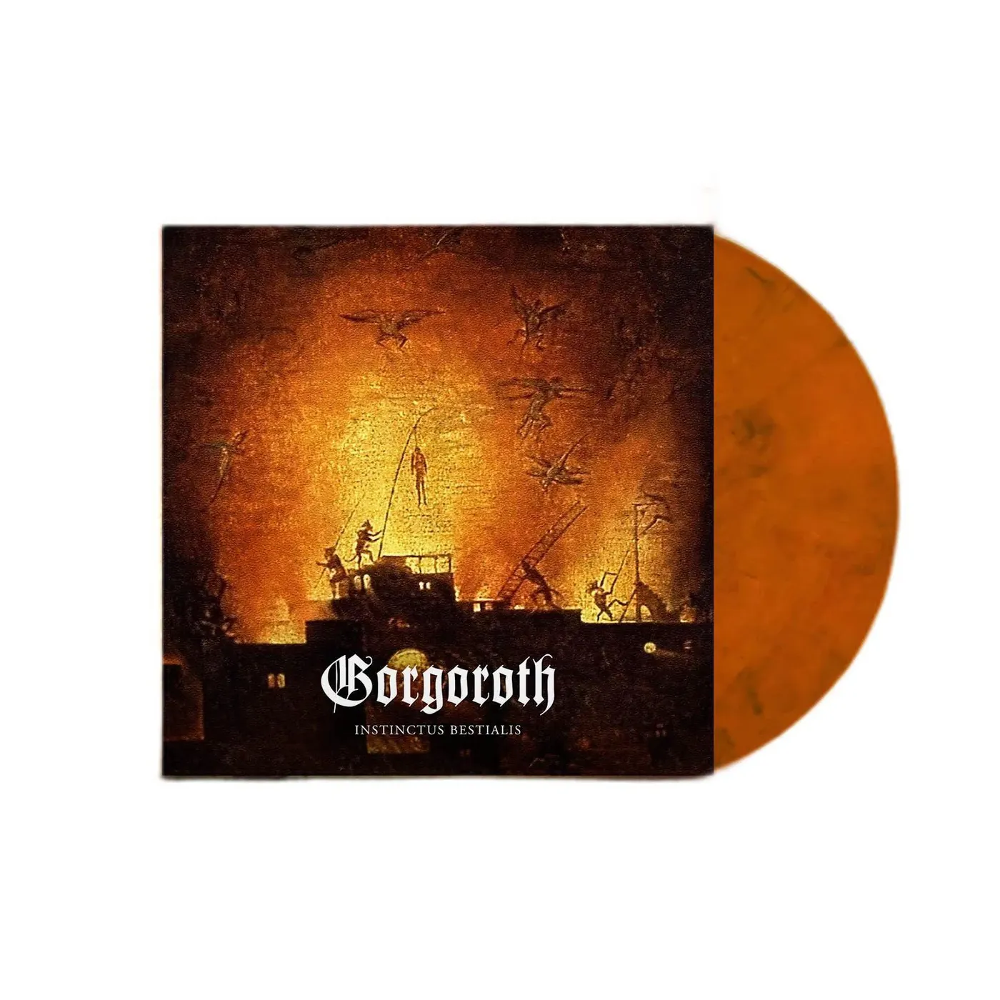 Gorgoroth Instinctus Bestialis (Orange/Black Marble) Vinyl Record