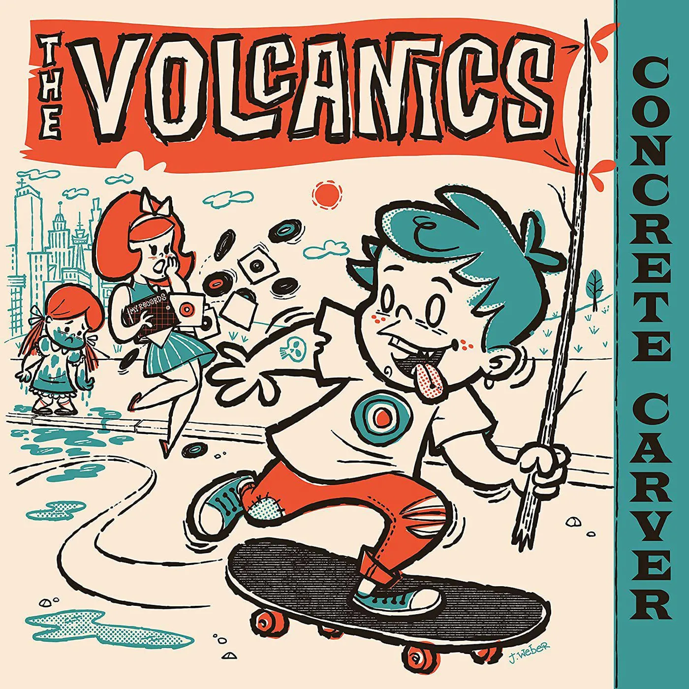 The Volcanics Concrete Carver Vinyl Record