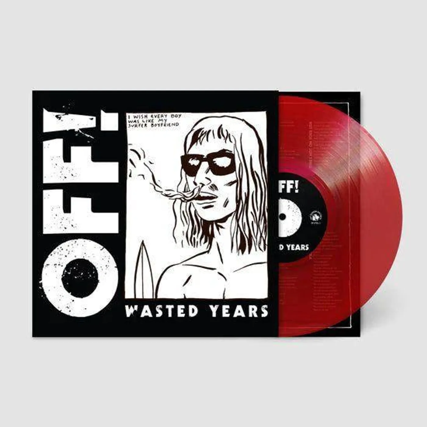OFF! Wasted Years (Translucent Red) Vinyl Record