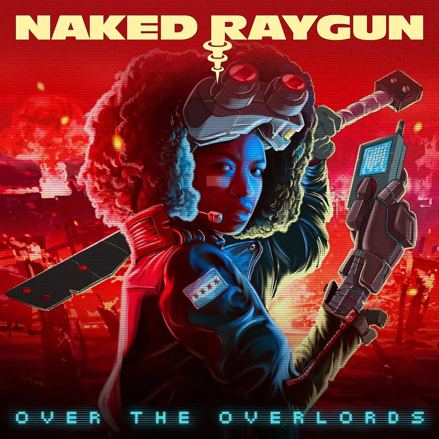 Naked Raygun Over The Overlords (Clear) Vinyl Record