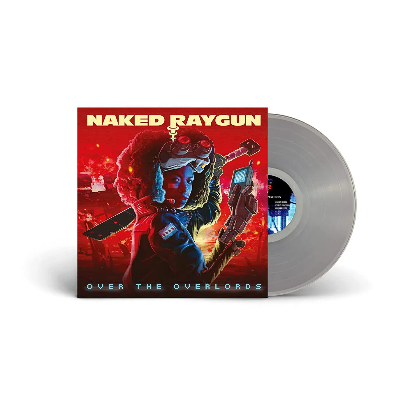 Naked Raygun Over The Overlords (Clear) Vinyl Record