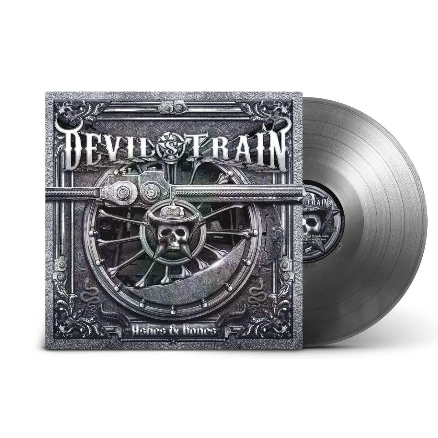 Devil's Train Ashes & Bones (Silver) Vinyl Record