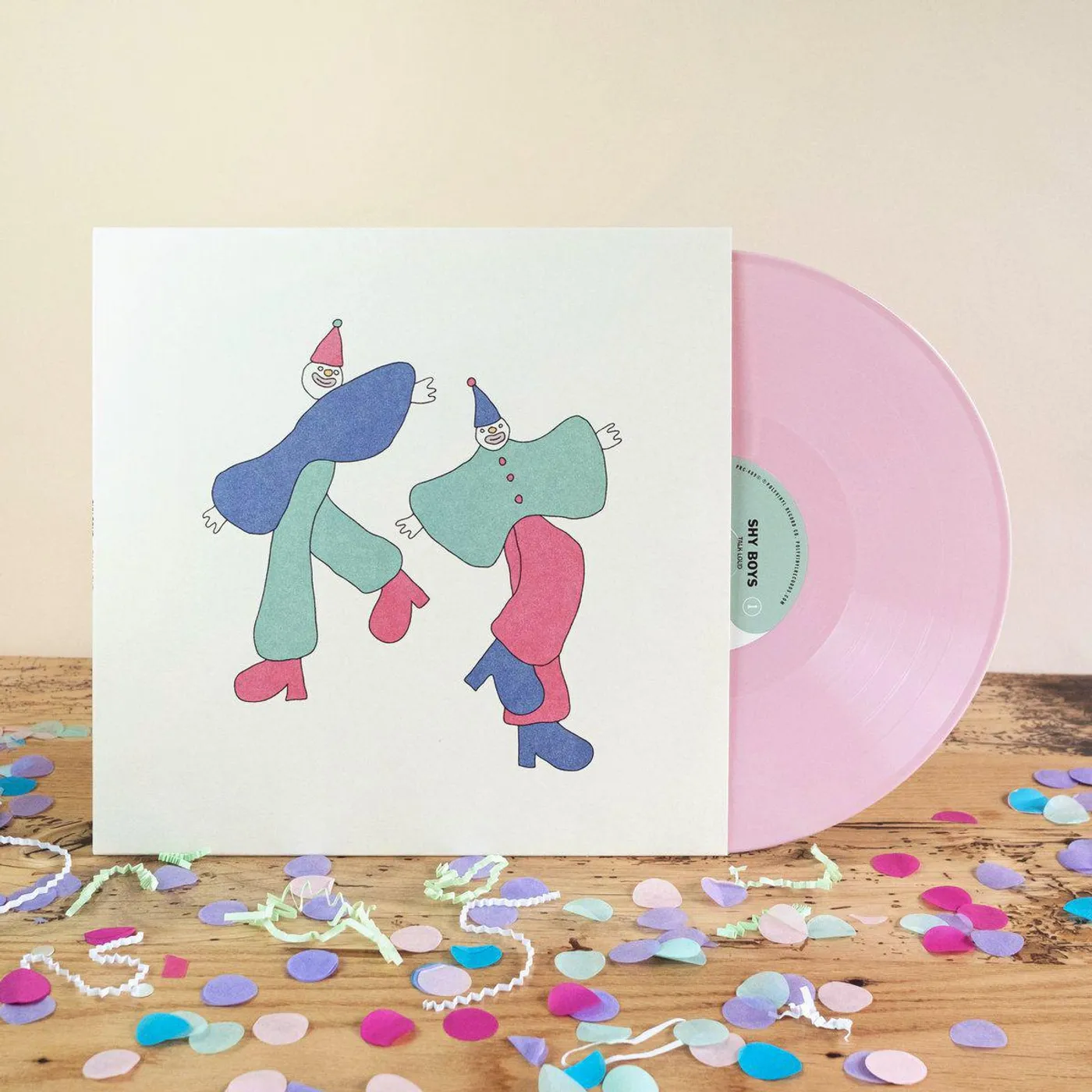 Shy Boys Talk Loud (Opaque Light Pink) Vinyl Record